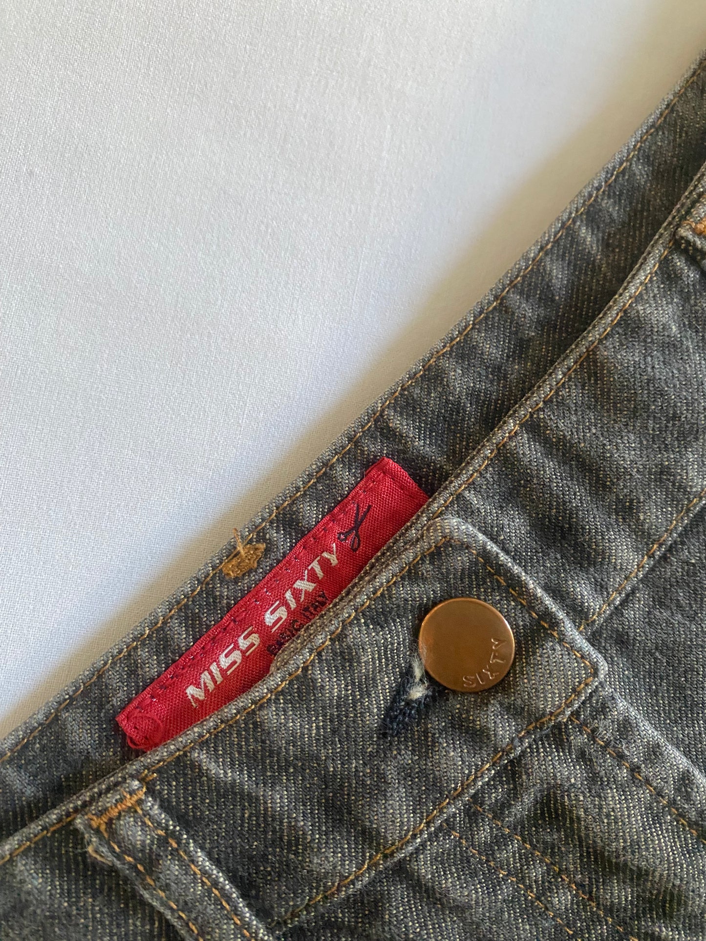 Y2K Miss Sixty Denim Skirt