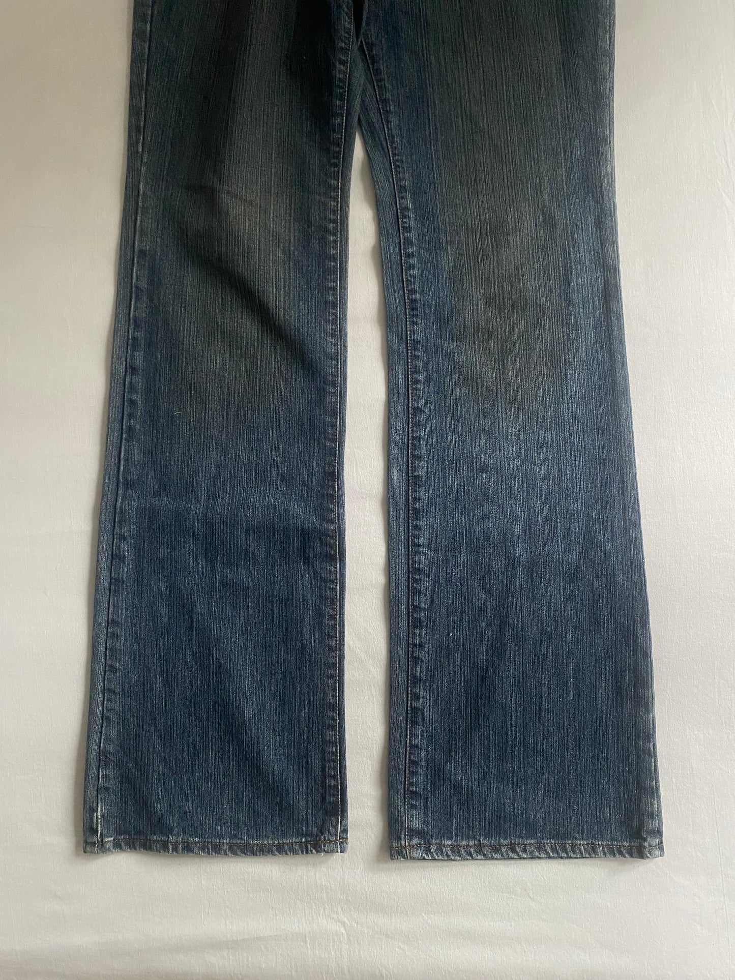 Y2K Roberto Cavalli Blugi Mud Wash Bootcut