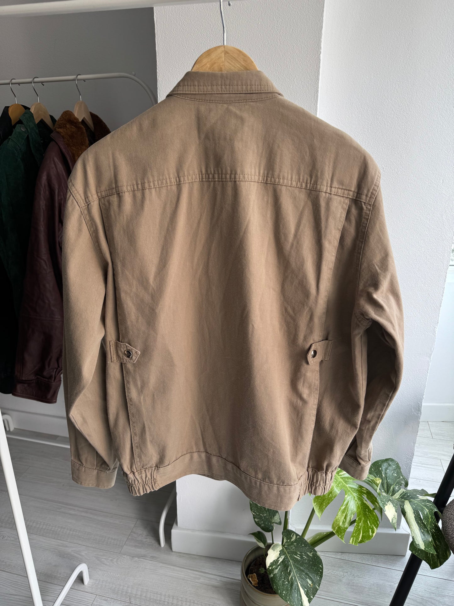 🔨 Vintage Carrera Brown Workwear Jacket – Men’s S – Made in Italy