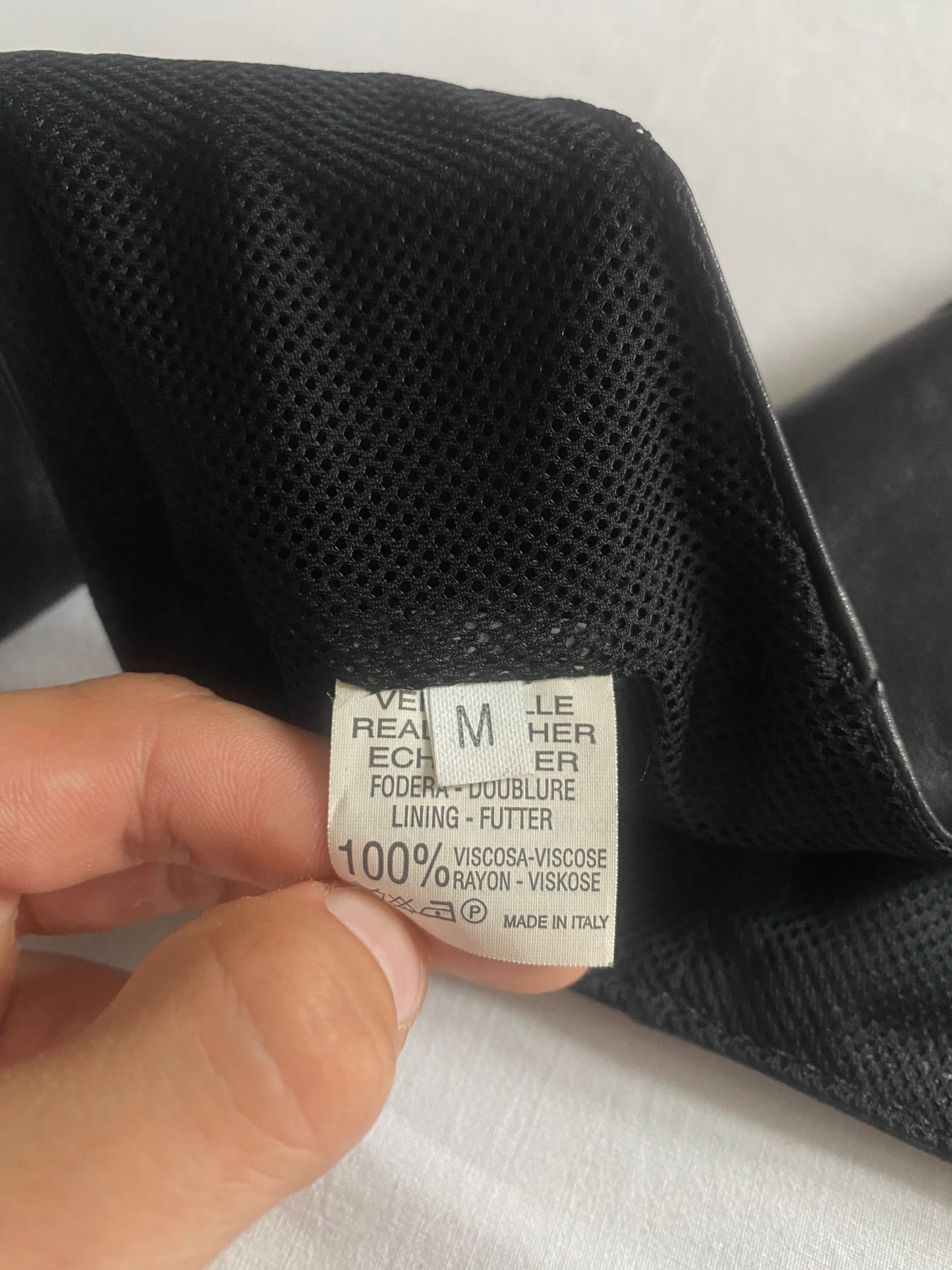 🖤 Top Y2K din Piele Naturală – Wrap Around – Mărime M – Made in Italy