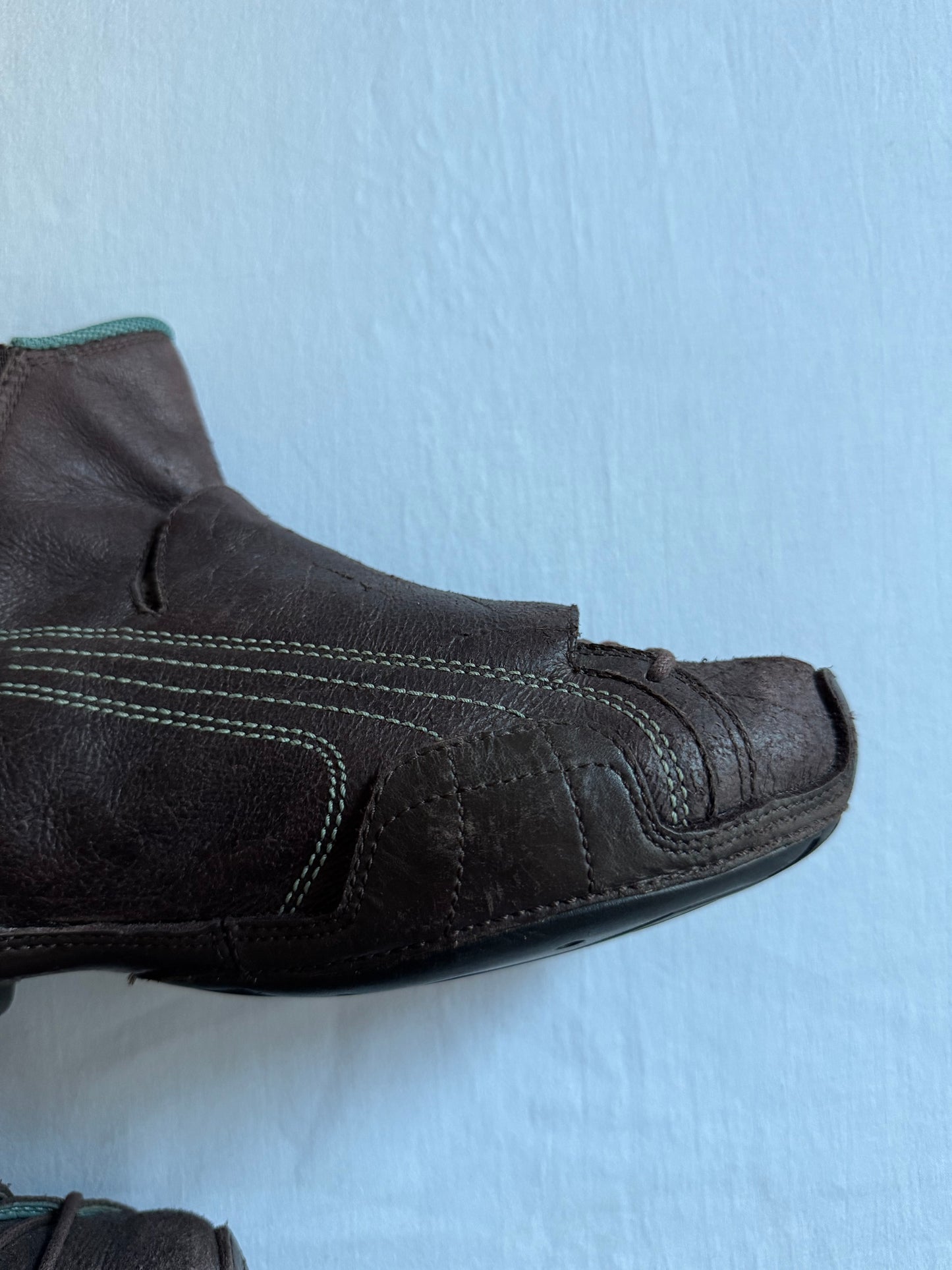 🏍️ Y2K Puma Moto Boots – Brown – mărimea 43