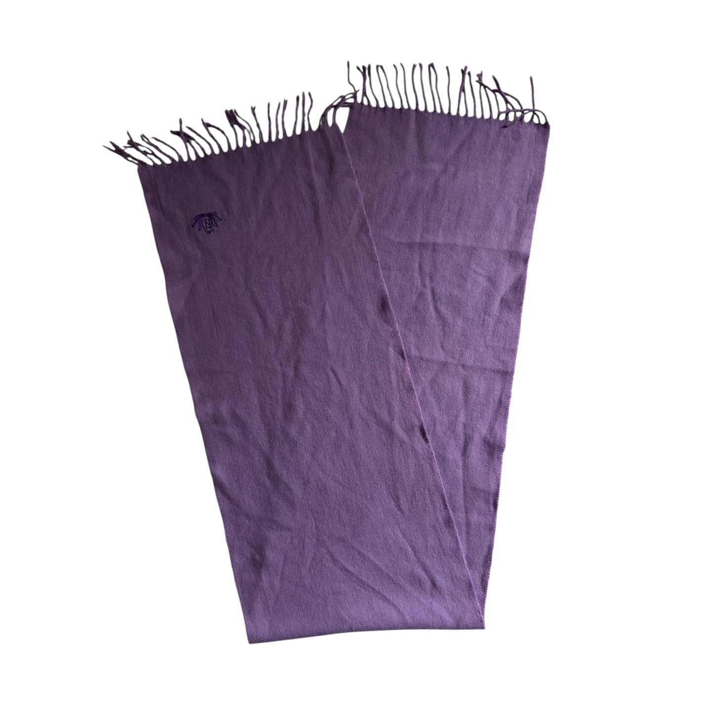 🍇 Vintage 80’s Fendi Purple Scarf – 100% Wool – Made in Italy