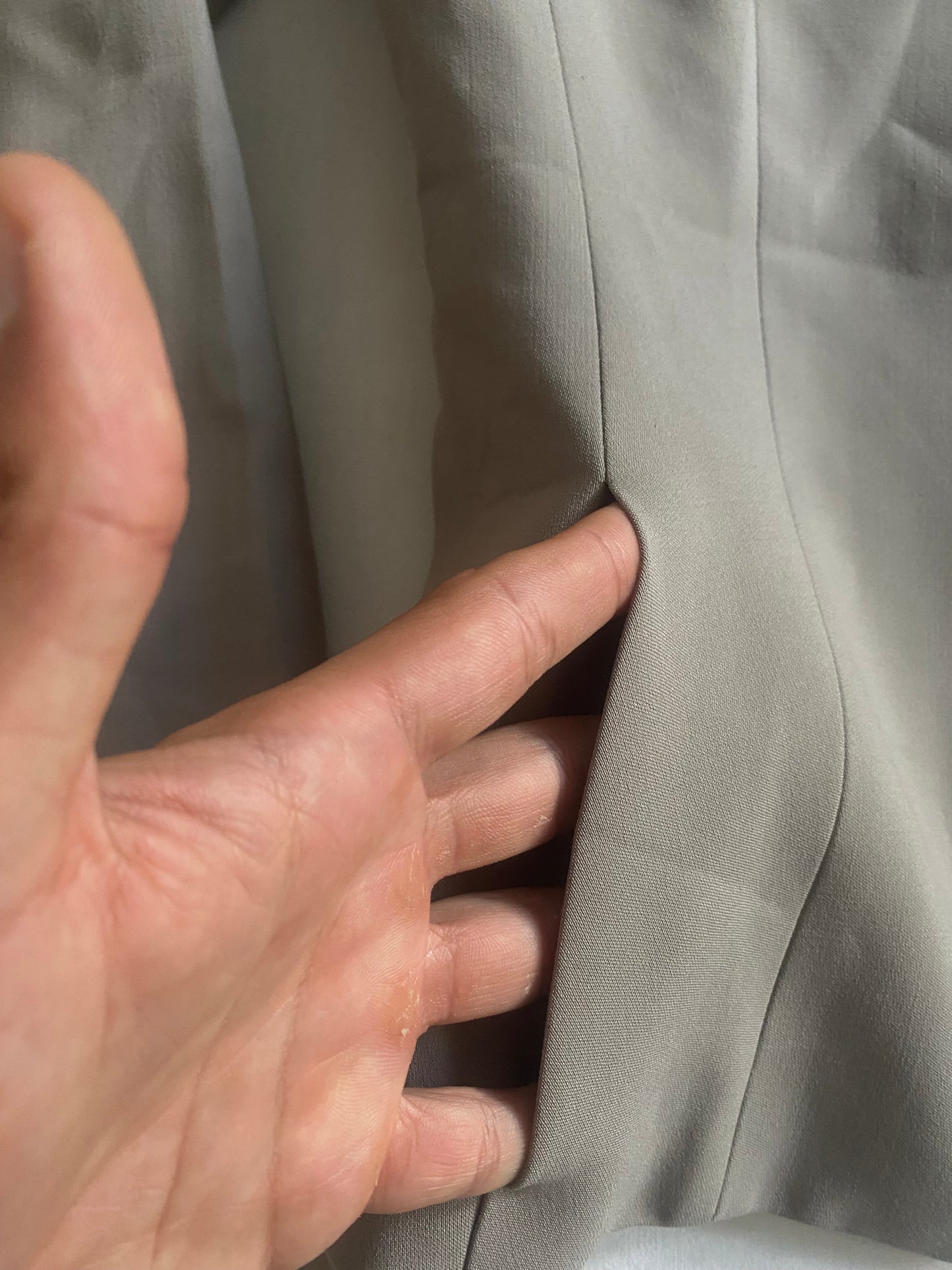 🧥 Sacou Vintage Armani Gri – Mărimea XS, Made in Italy