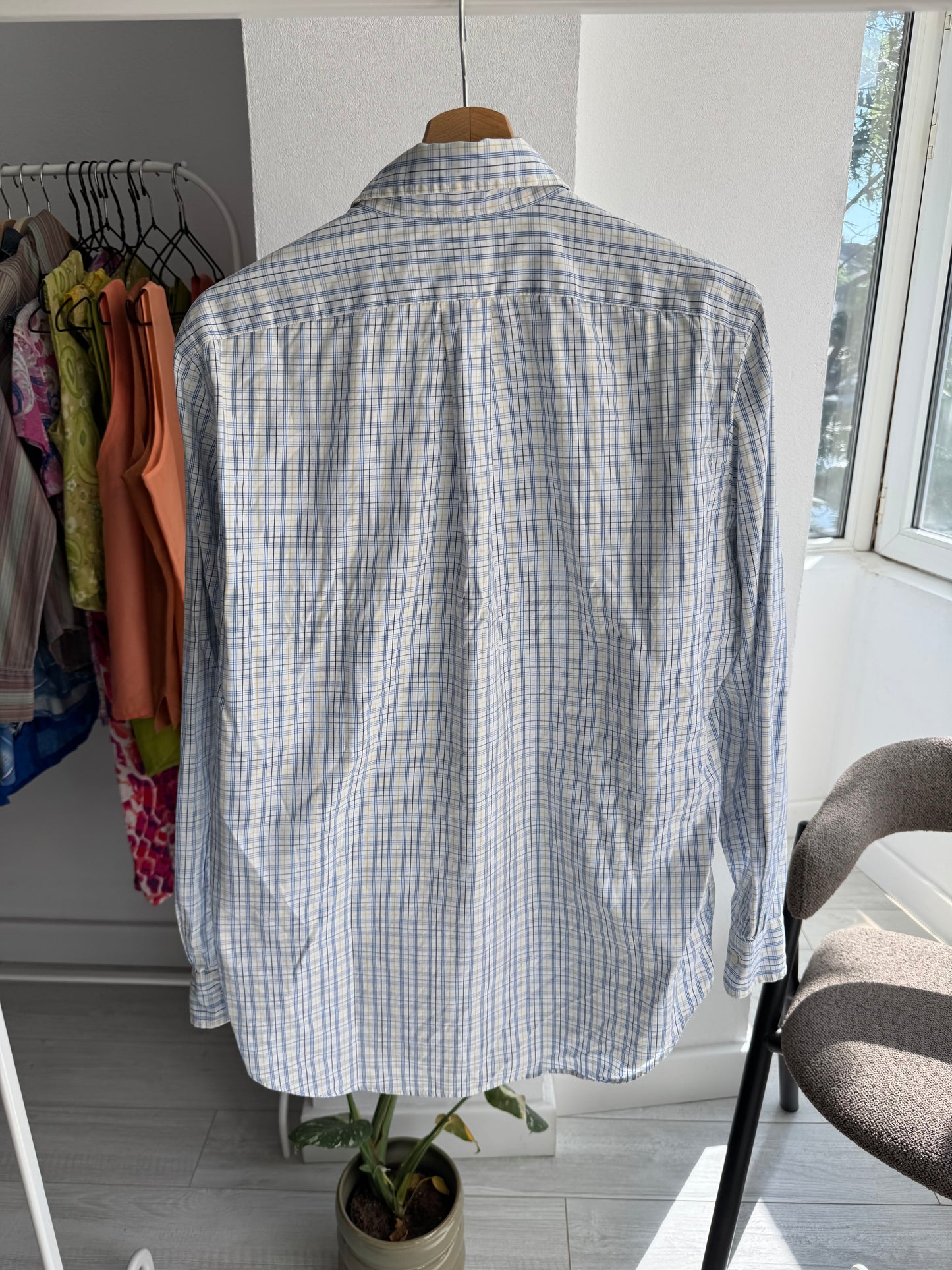 🐴 Cămașă Carouri Polo Ralph Lauren Vintage | Relaxed Fit – S Bărbați