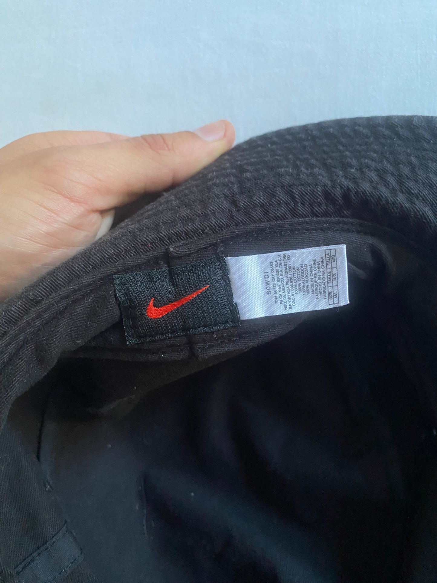 Vintage Black Nike Bucket Hat