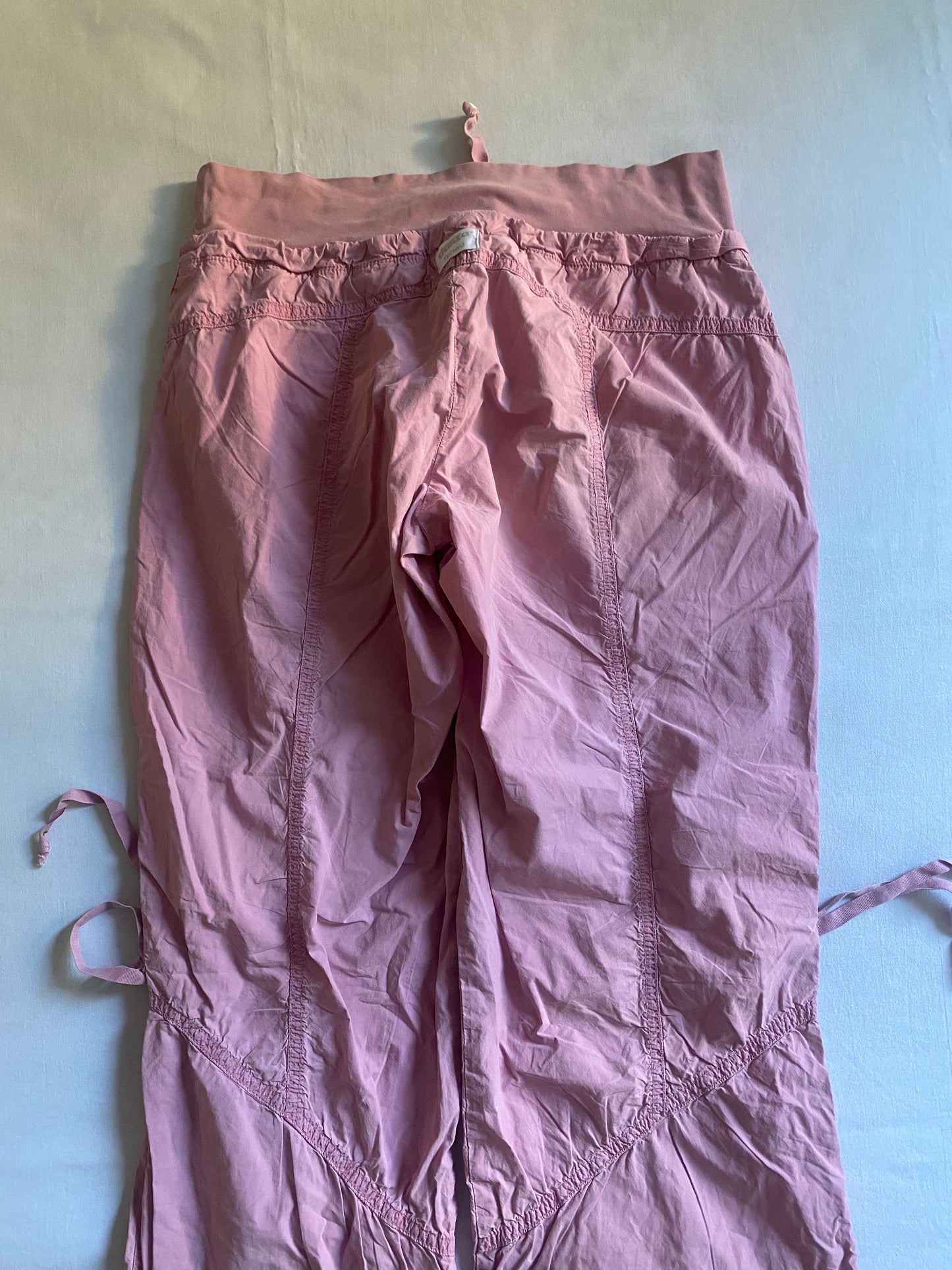 Pantaloni Y2K Dimensione Danza Rave – Roz – 100% Bumbac – Mărime 38 (Reglabilă)