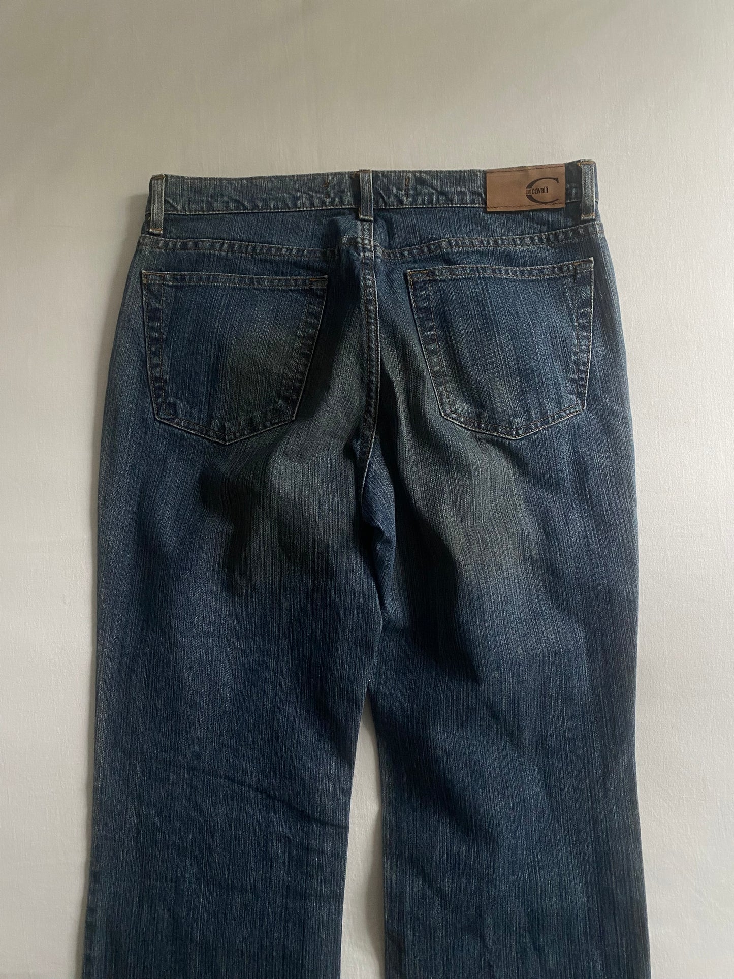 Y2K Roberto Cavalli Blugi Mud Wash Bootcut