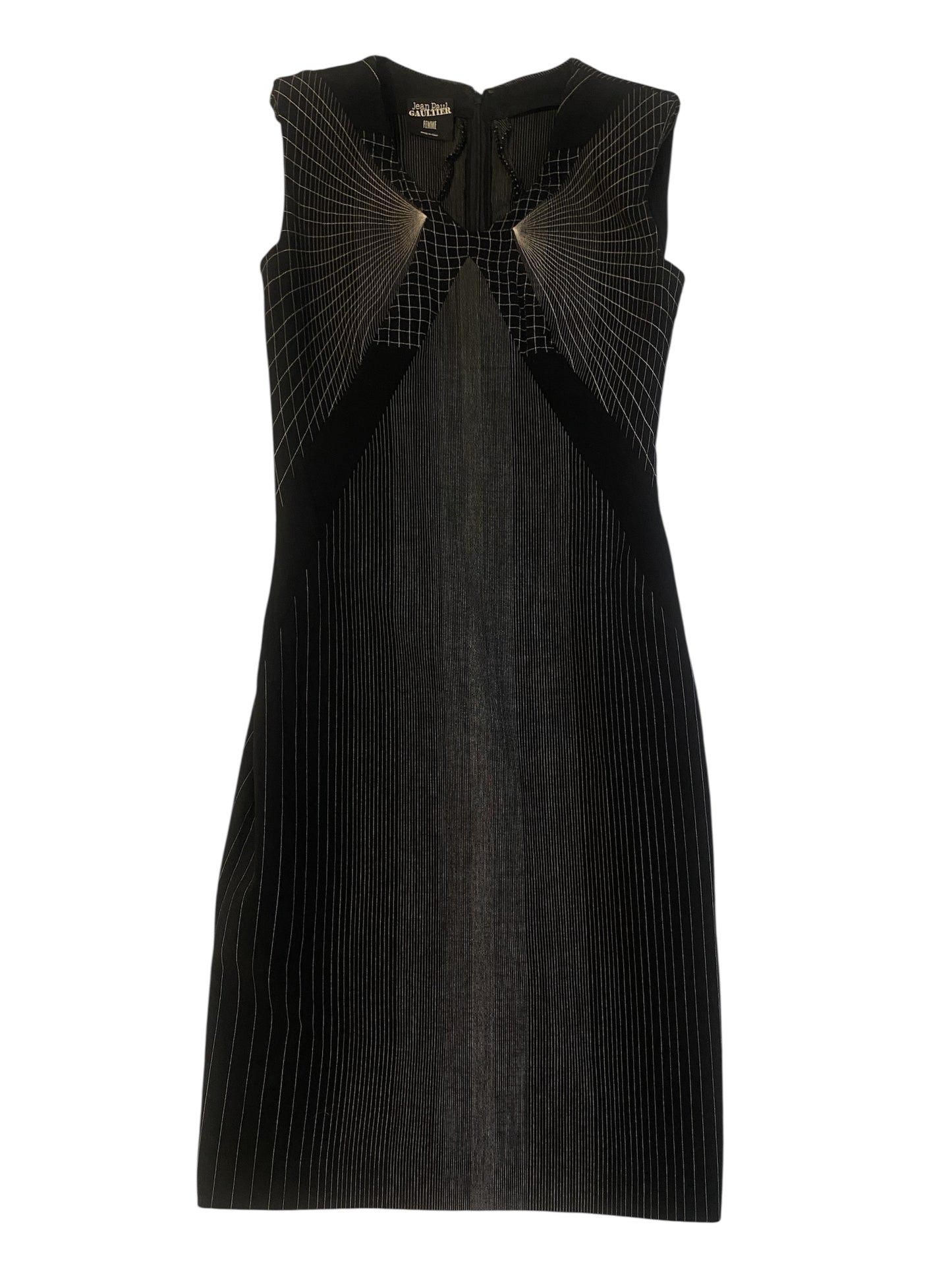 Rochie Jean Paul Gaultier FW2009 – „X Dress” – 100% Lână – Mărime M