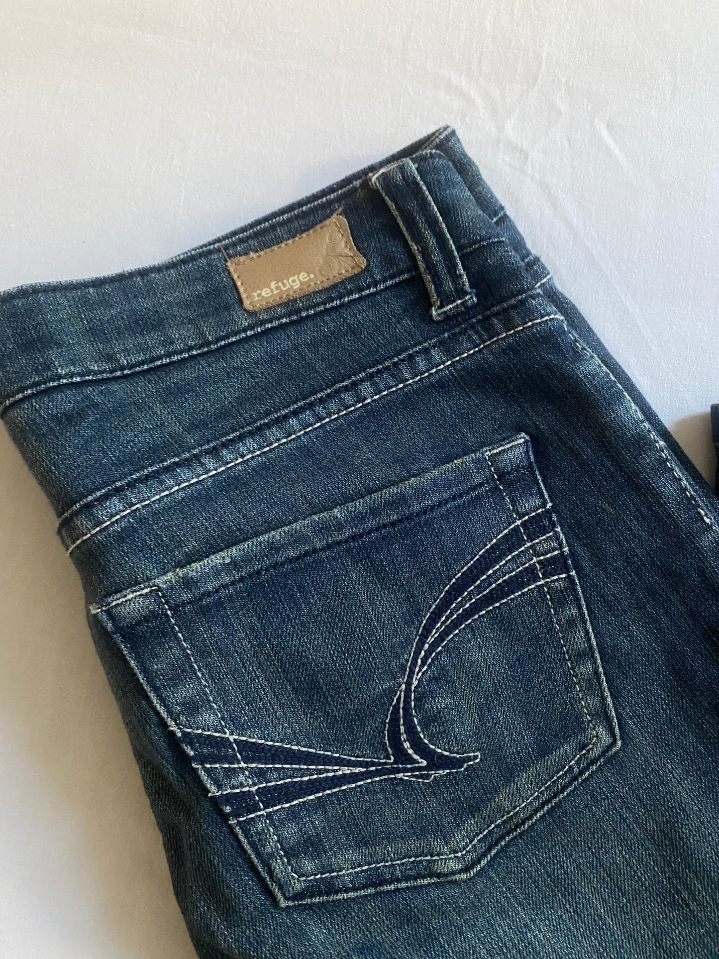 Jeans Y2K Refuge – Bootcut – Mărime US 5 (≈ EU 36–38)