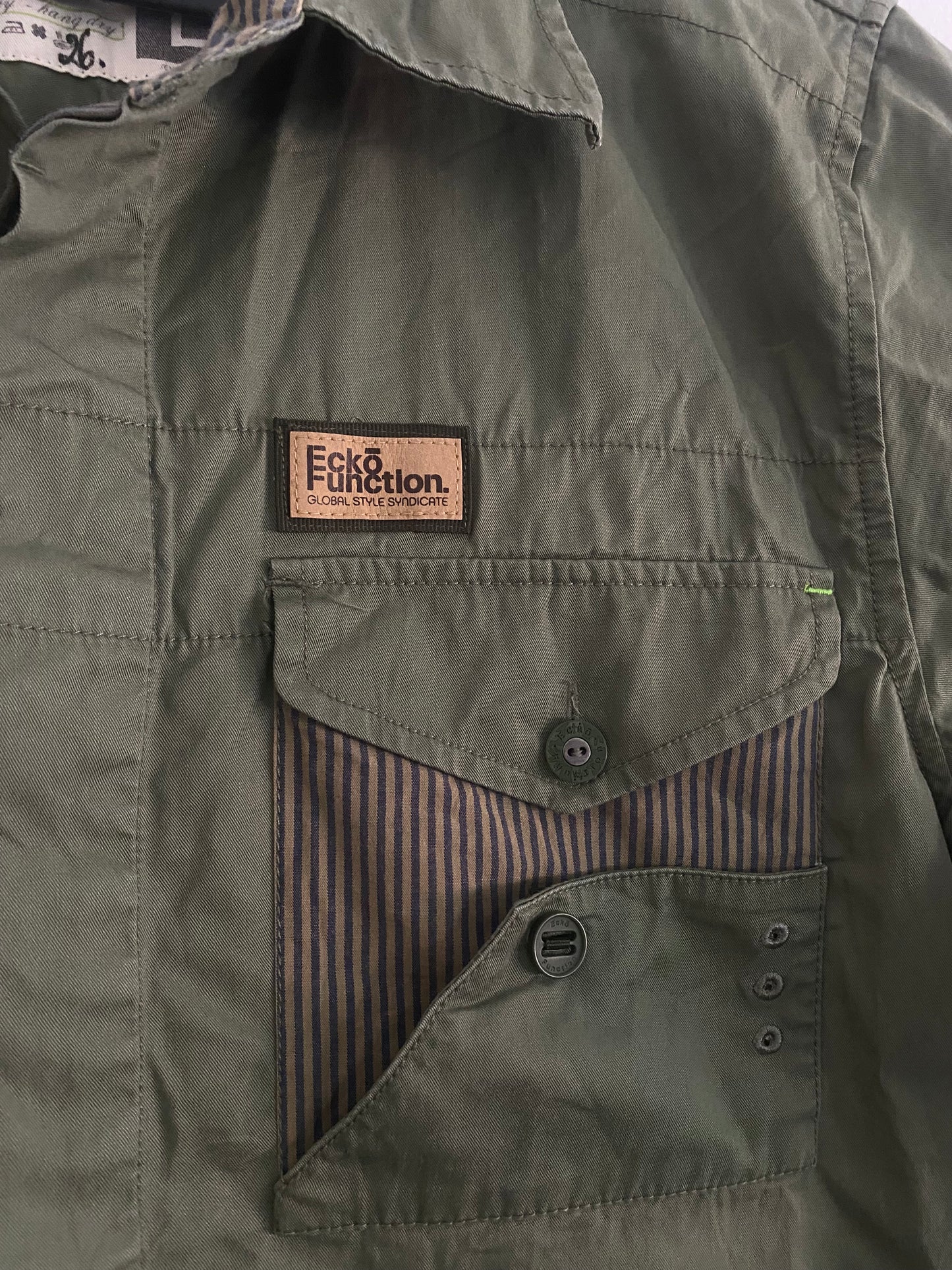 Y2K Ecko Function by Ecko Unltd Printed Military Inspired Shirt