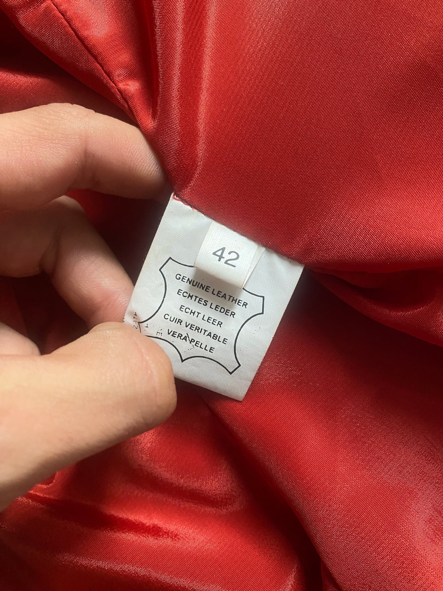 🍒 Y2K Cherry Red Suede Jacket – IT 42 / EU 38 (Women’s M)