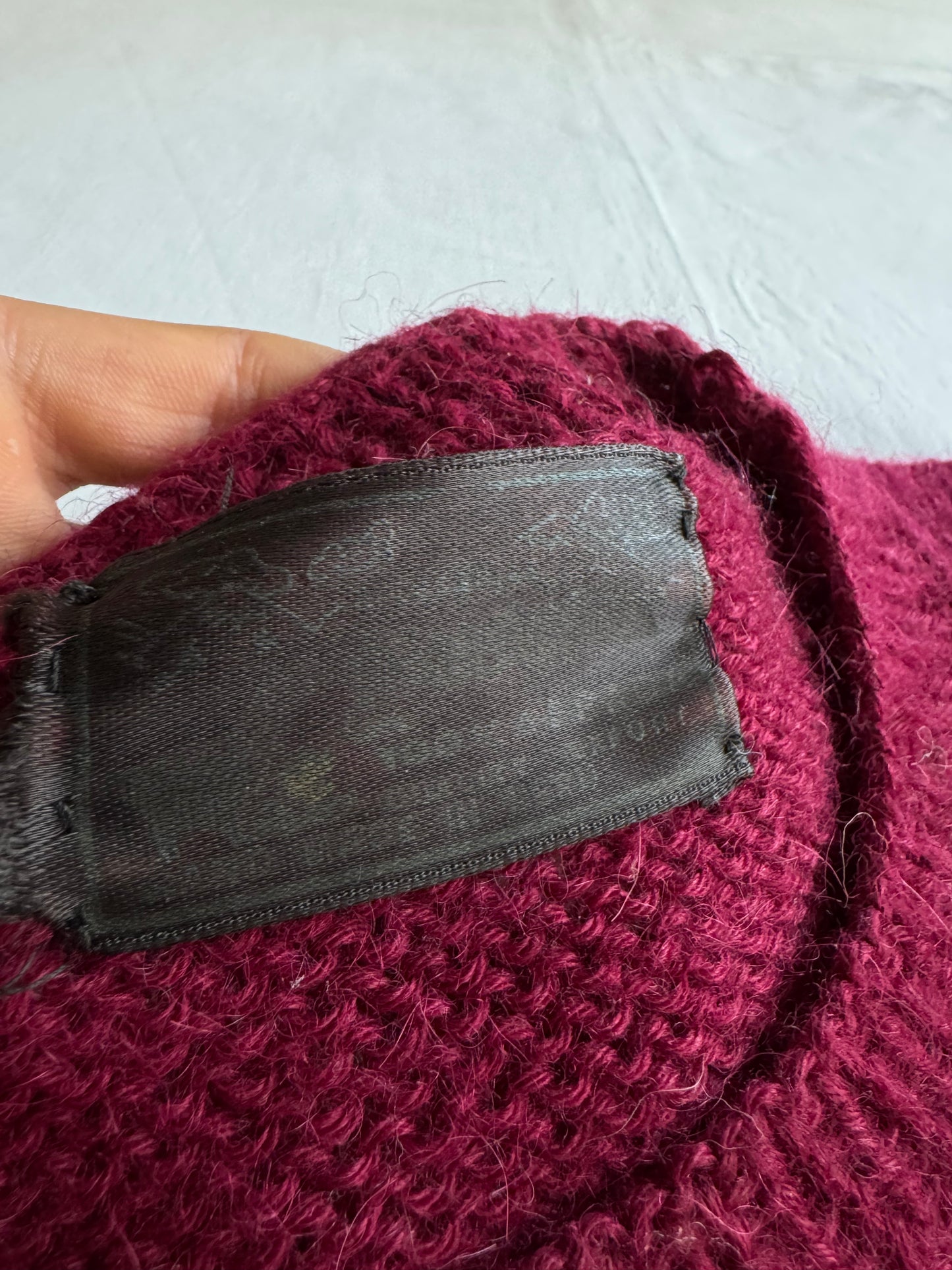 🧶 Pulover Vintage Tradițional Peruvian din Alpaca – L