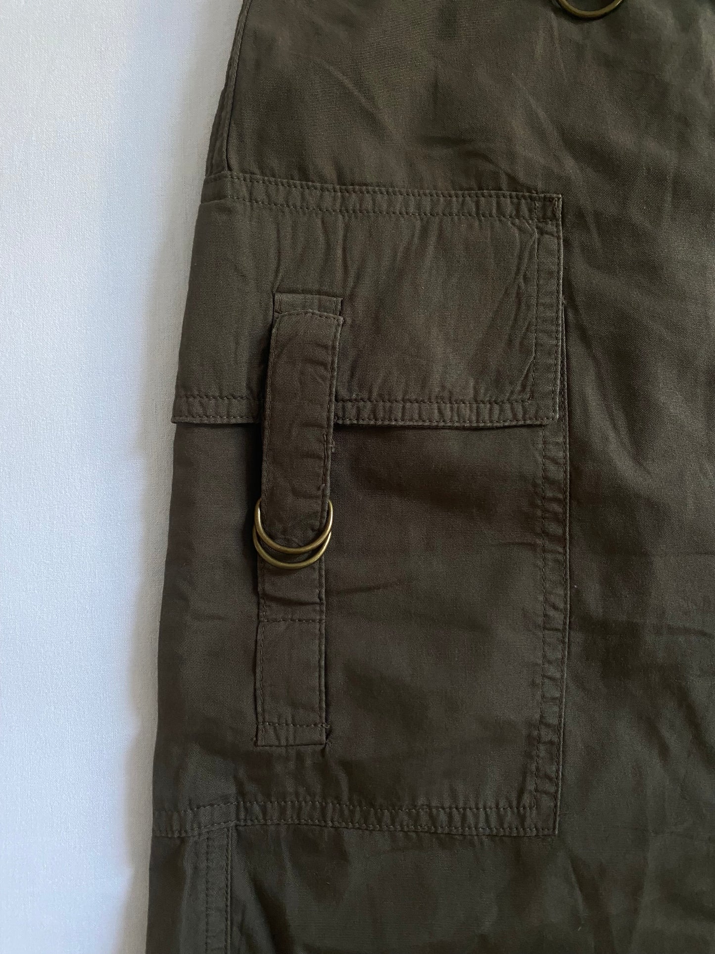 Fustă Cargo Y2K Benetton – Stil Military – Mărime XS 🫡🖤