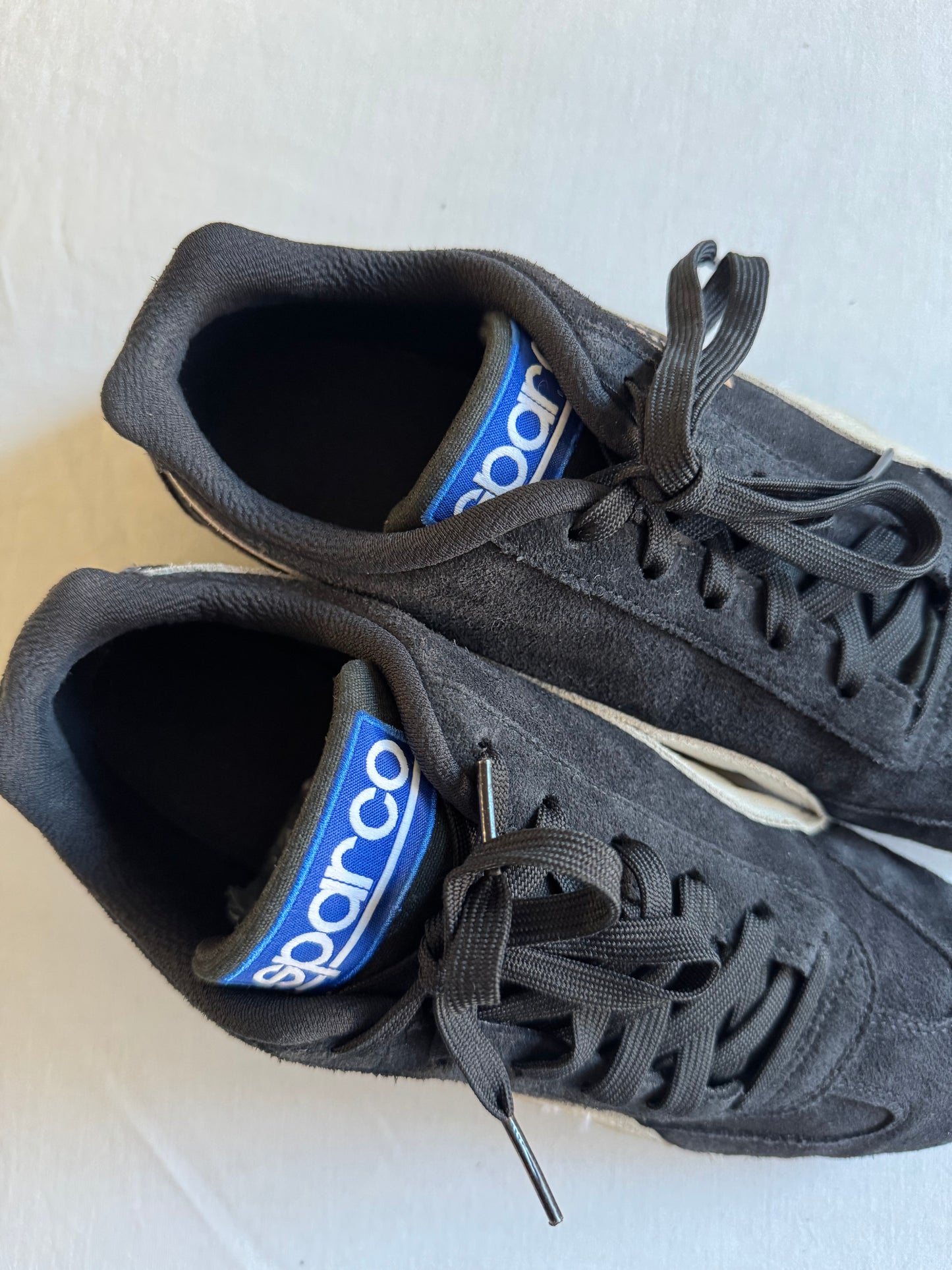 Sneakers vintage Puma x Sparco Speedcat din piele întoarsă neagră – mărimea 42