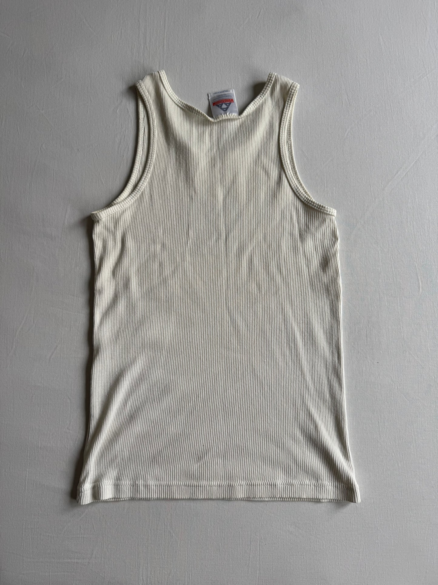 🏍️ Tank Top Y2K Damă Orange County Choppers Alb – aprox. S / M