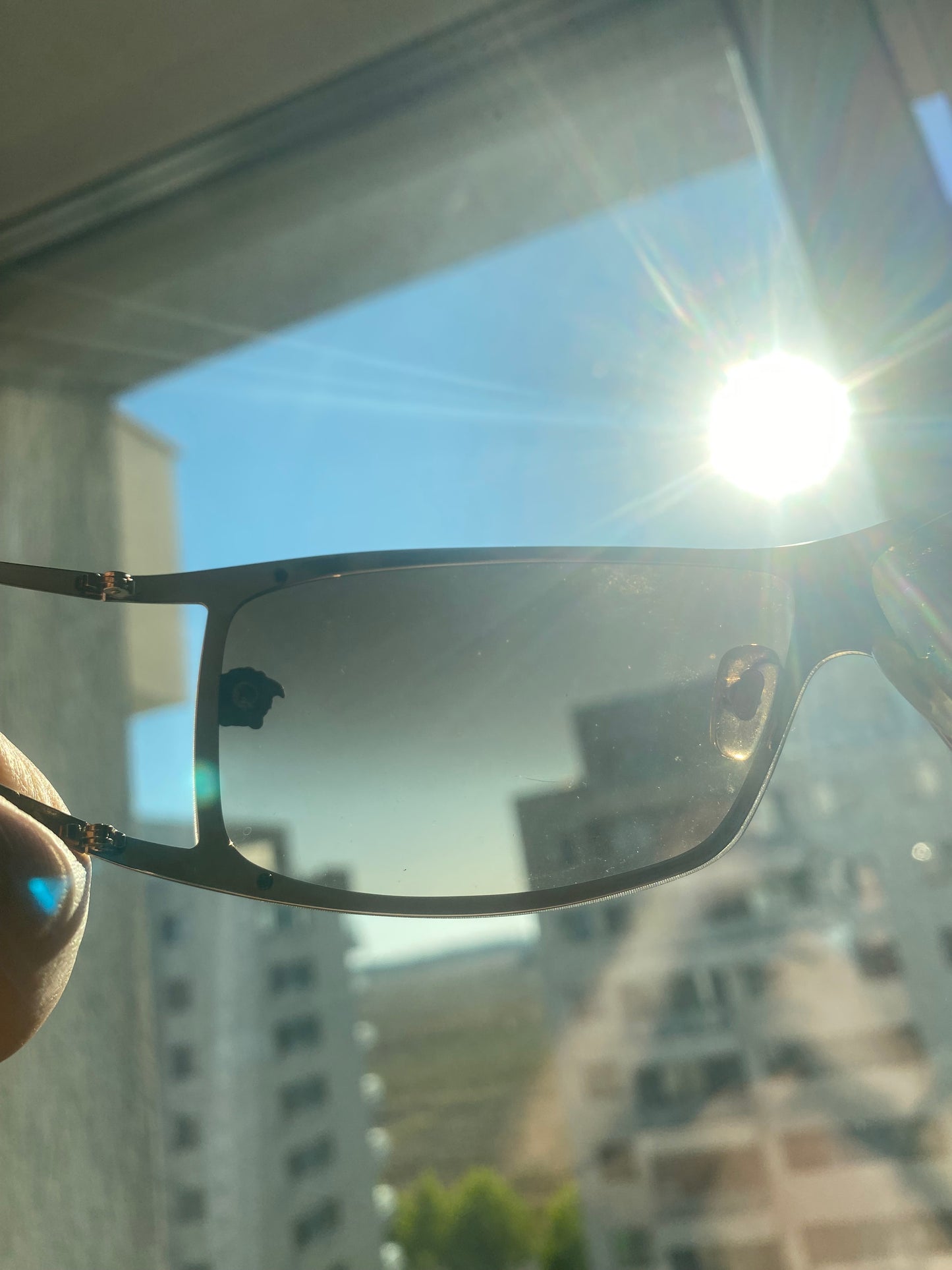 🕶️ Ochelari de soare Y2K Versace Shield – Made in Italy – Unisex