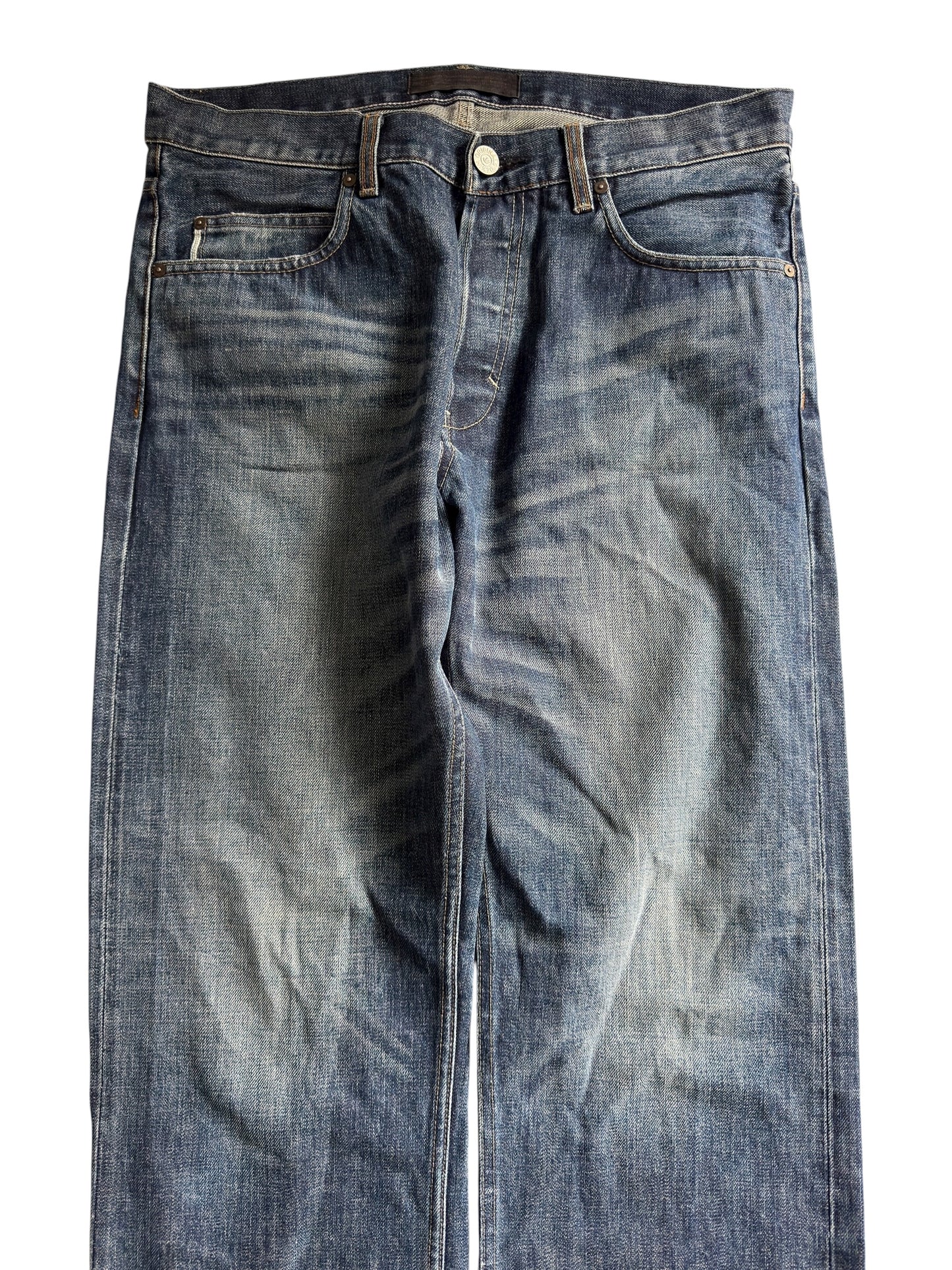 👟 Adidas Selvedge Denim Jeans – Conductor Model – 2011 – Relaxed Baggy Fit – W34