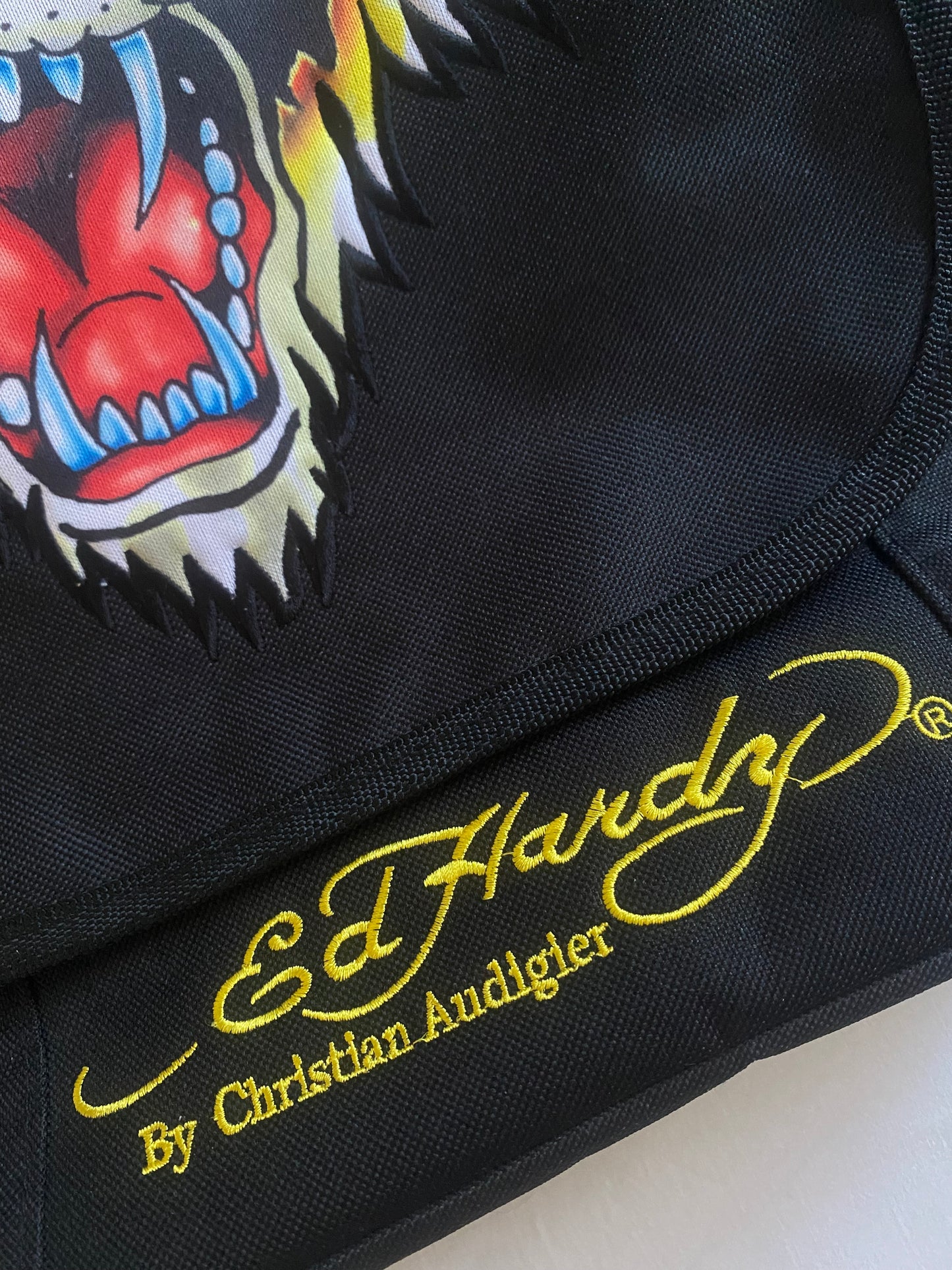 Y2K Ed Hardy Messenger Bag