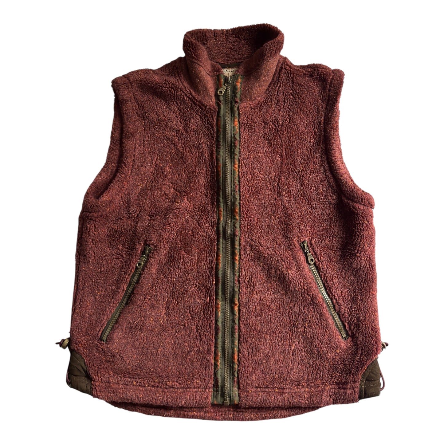 🥾 Vintage Sherpa Fleece Vest – Made in Canada – Men’s S