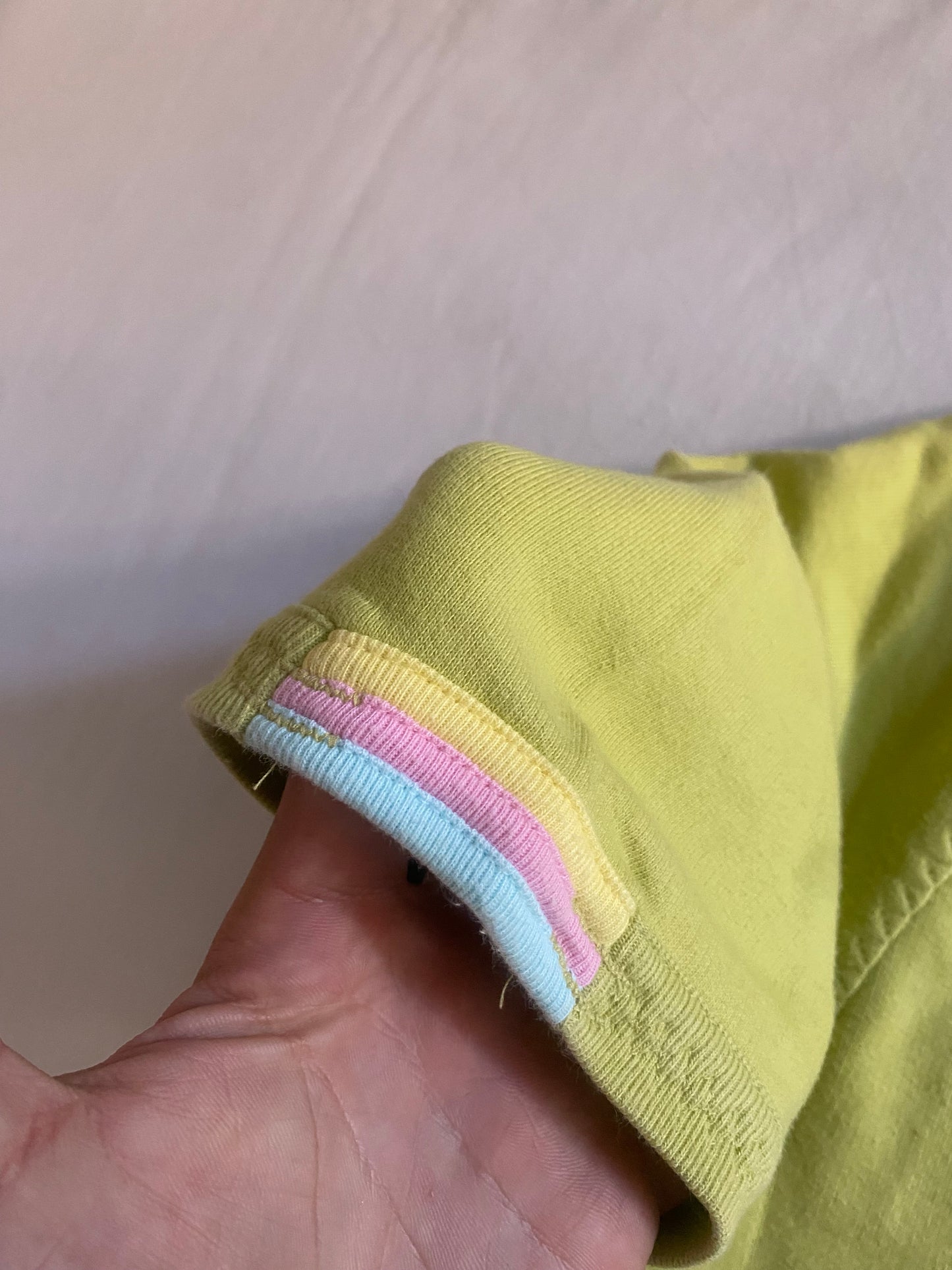 80's Vintage Lime Green Best Company Shortsleeved Crewneck