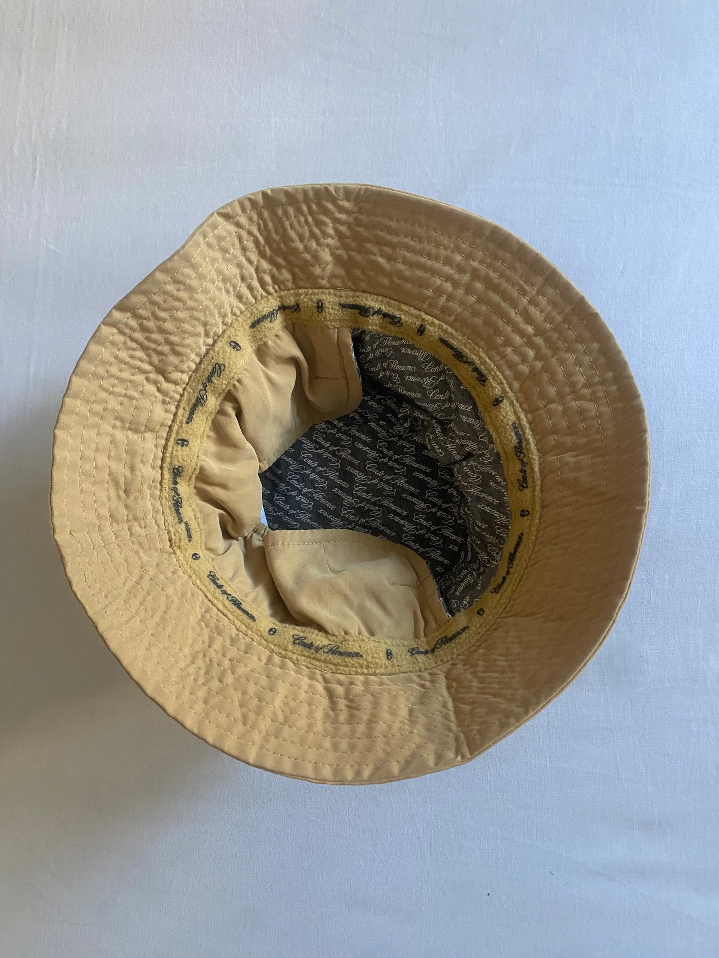 Vintage Conte of Florence Quilted Bucket Hat