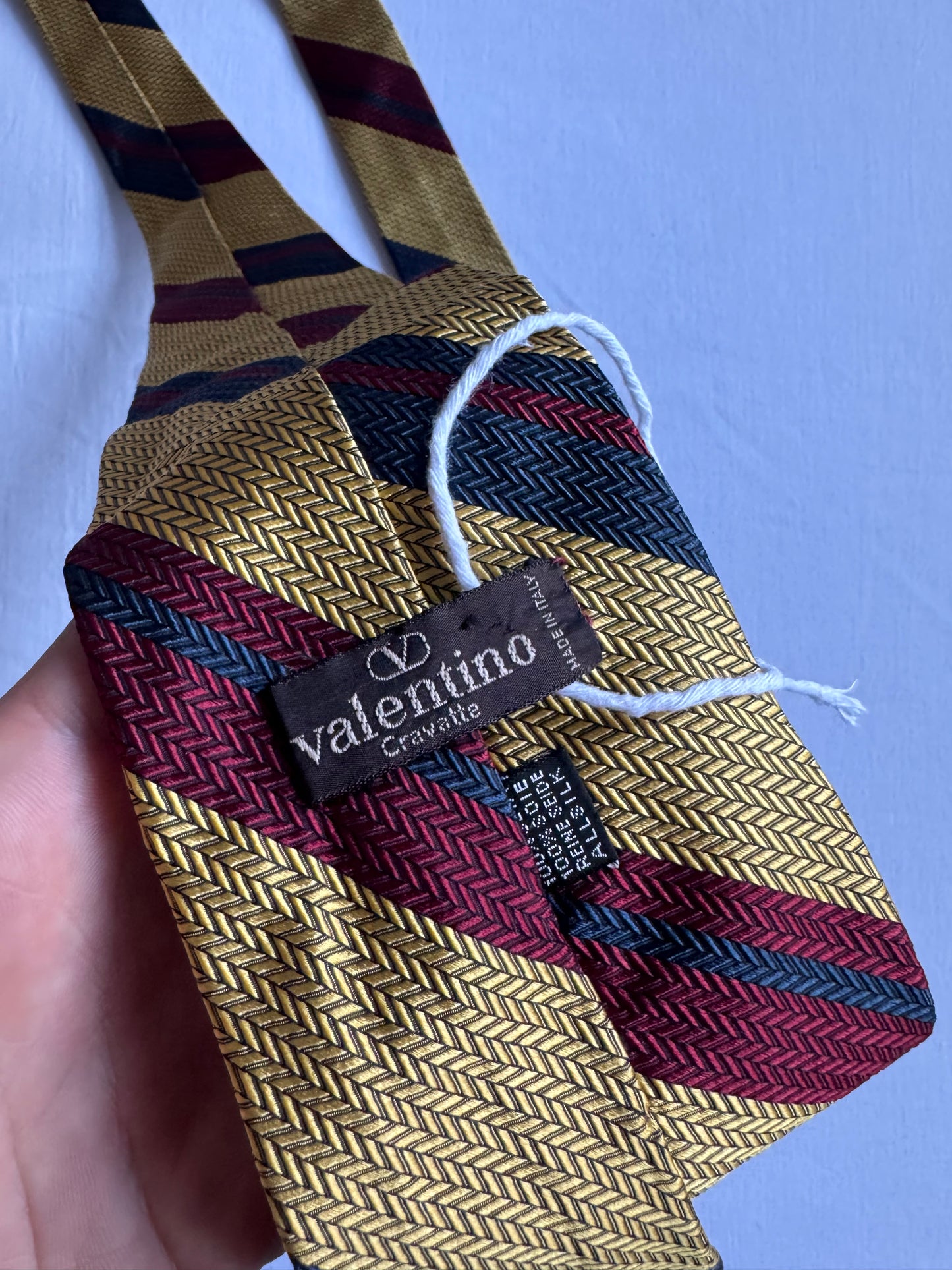 👔 Cravată Vintage Valentino din Mătase (Made in Italy)