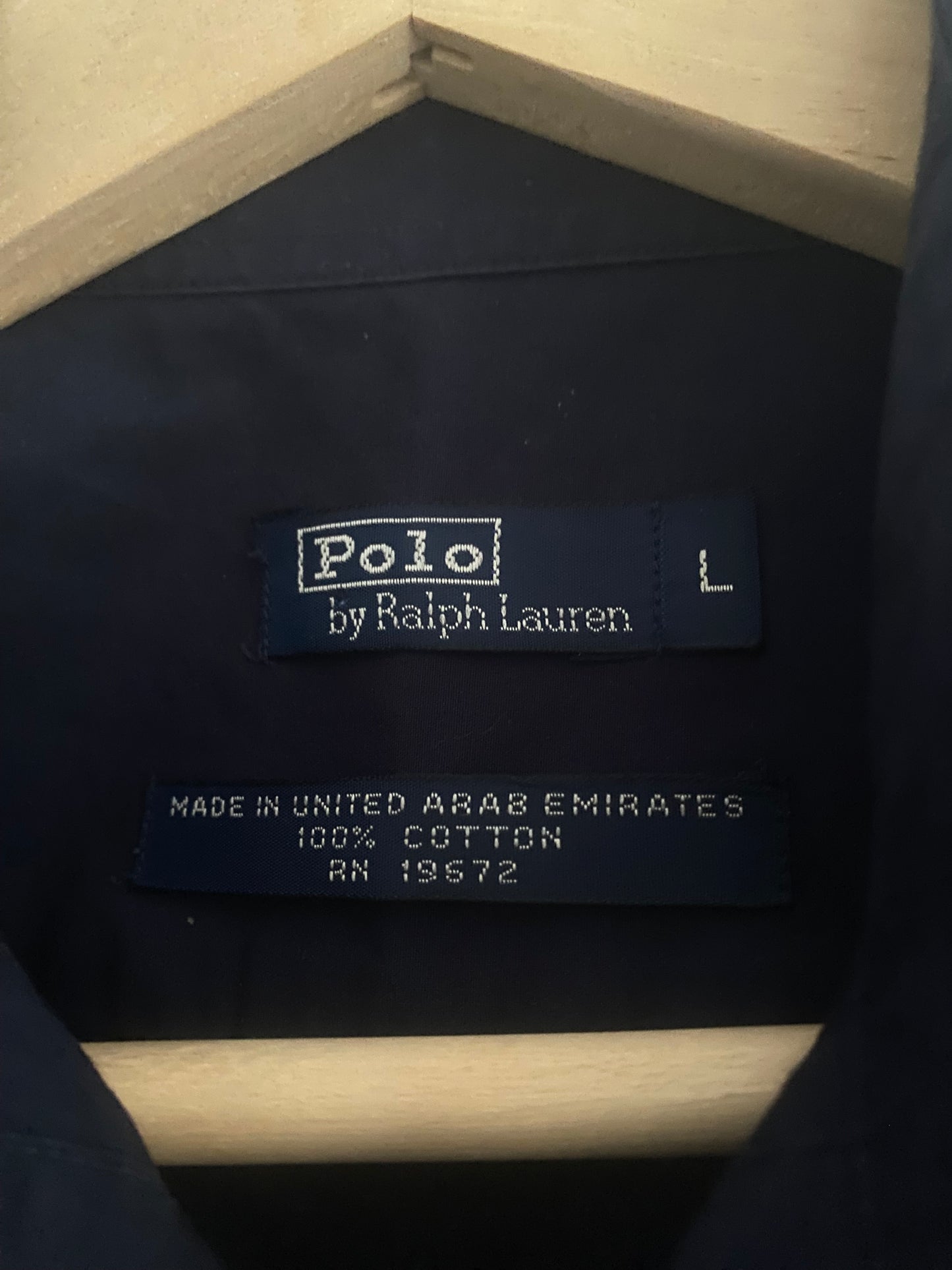Cămașă Polo Ralph Lauren Navy – Logo Mare Pe Piept, Mărime L (Femei)