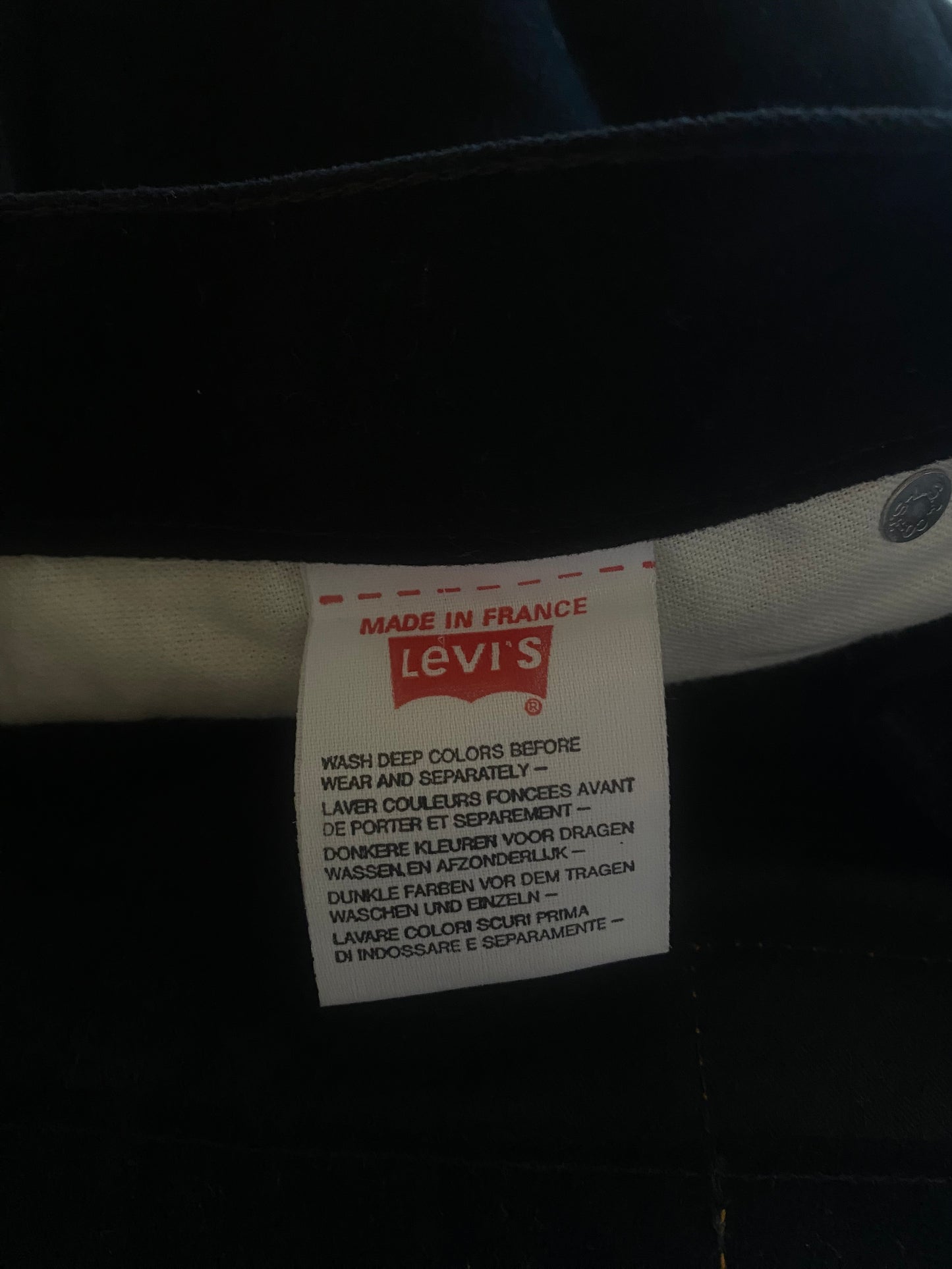 Pantaloni Levi’s Vintage ’80s 416 – Velvet – Made in France – W32 L36