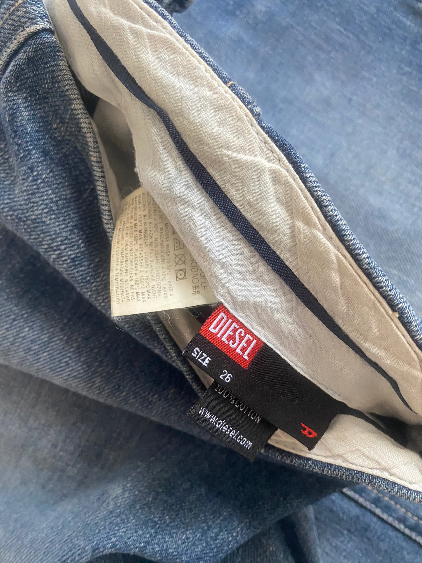 Fustă Y2K Diesel Denim Pencil – Mărime US 26 (EU 38) 👖✂️
