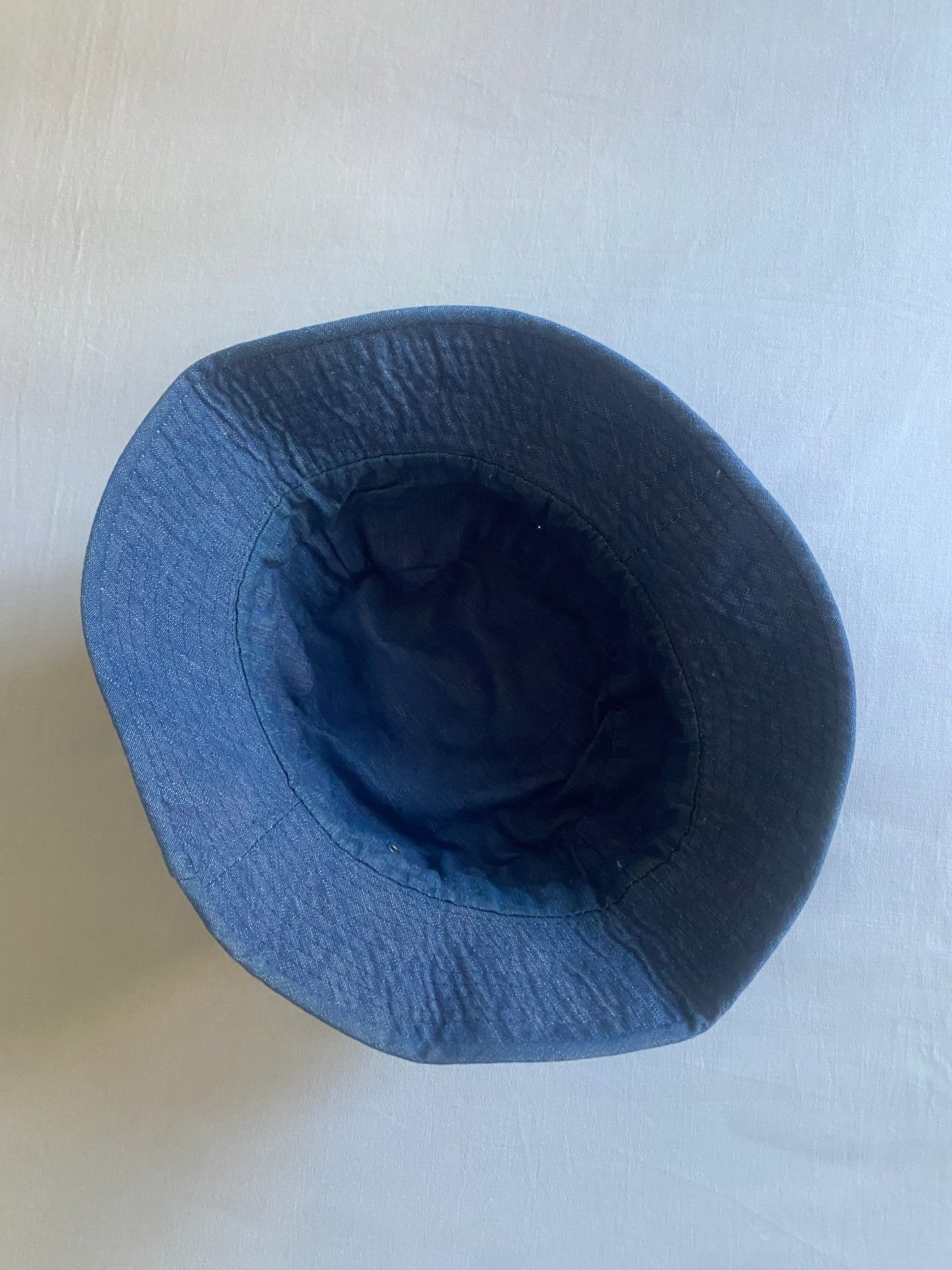 Vintage Military Denim Bucket Hat