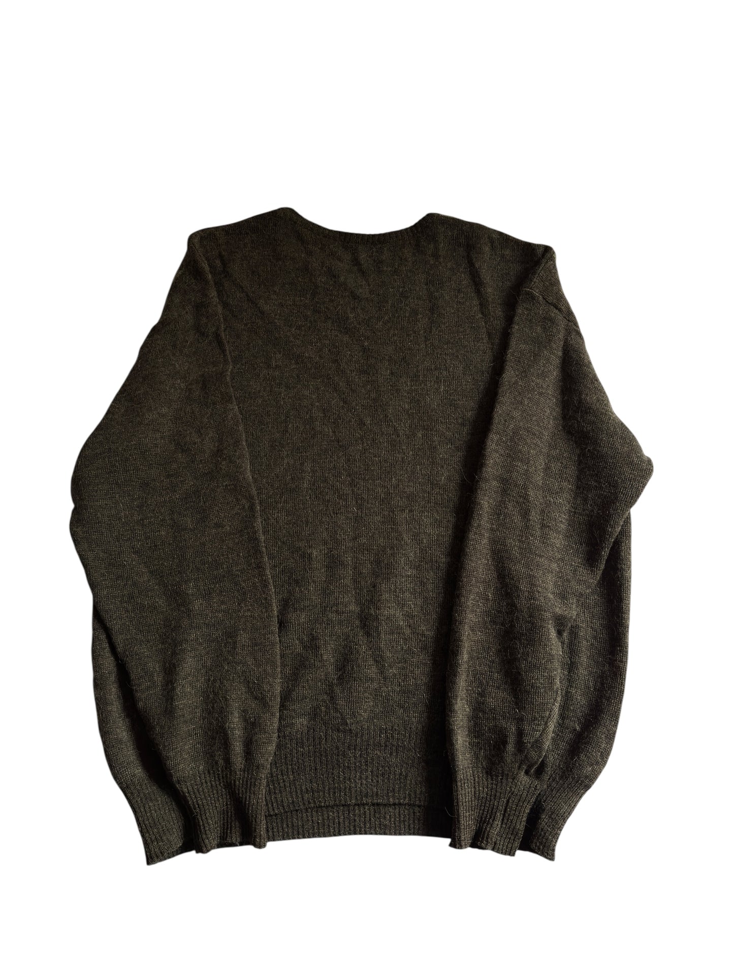 🐑 🦙 Vintage Jumper – Alpaca & Pure New Wool – Men’s L-XL