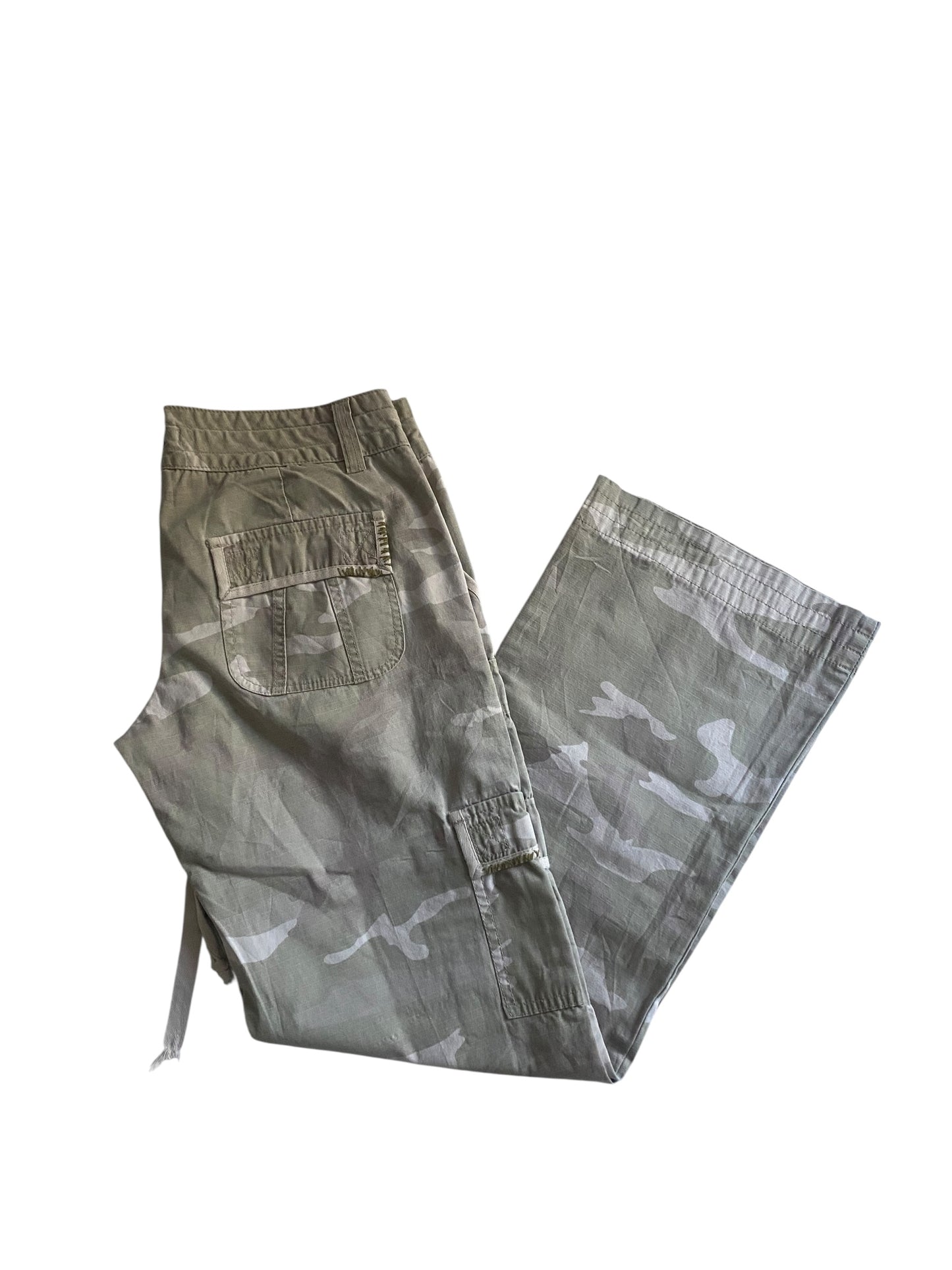 Pantaloni Cargo Y2K Evazați – Mărime US 9 – Talia Reglabilă