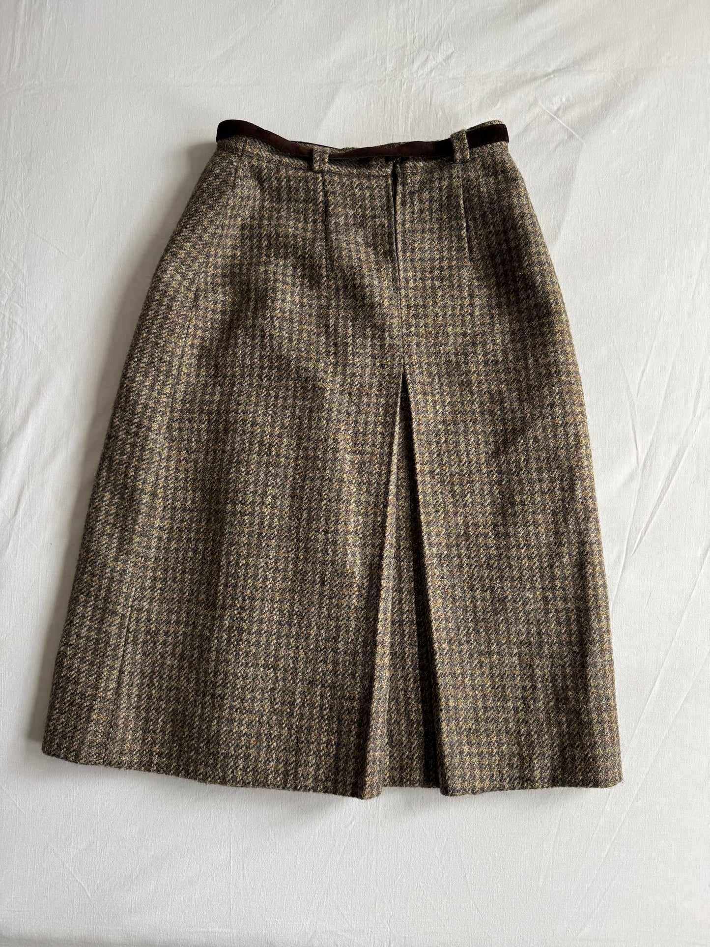 ☕️ Fustă Vintage din Lână – XS (IT 40)