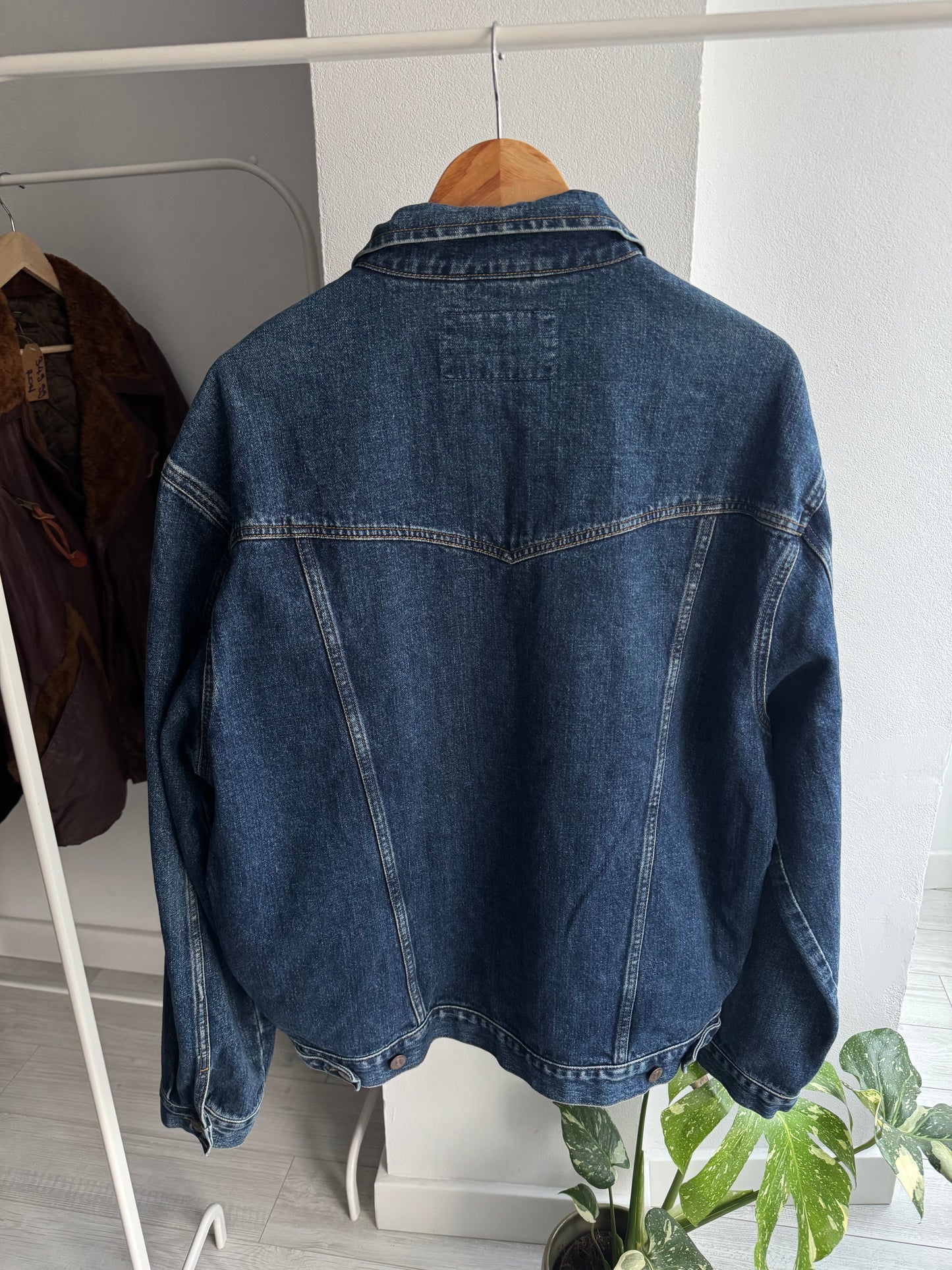 🤠 Geacă Denim Vintage Wrangler Broken Twill – XXL
