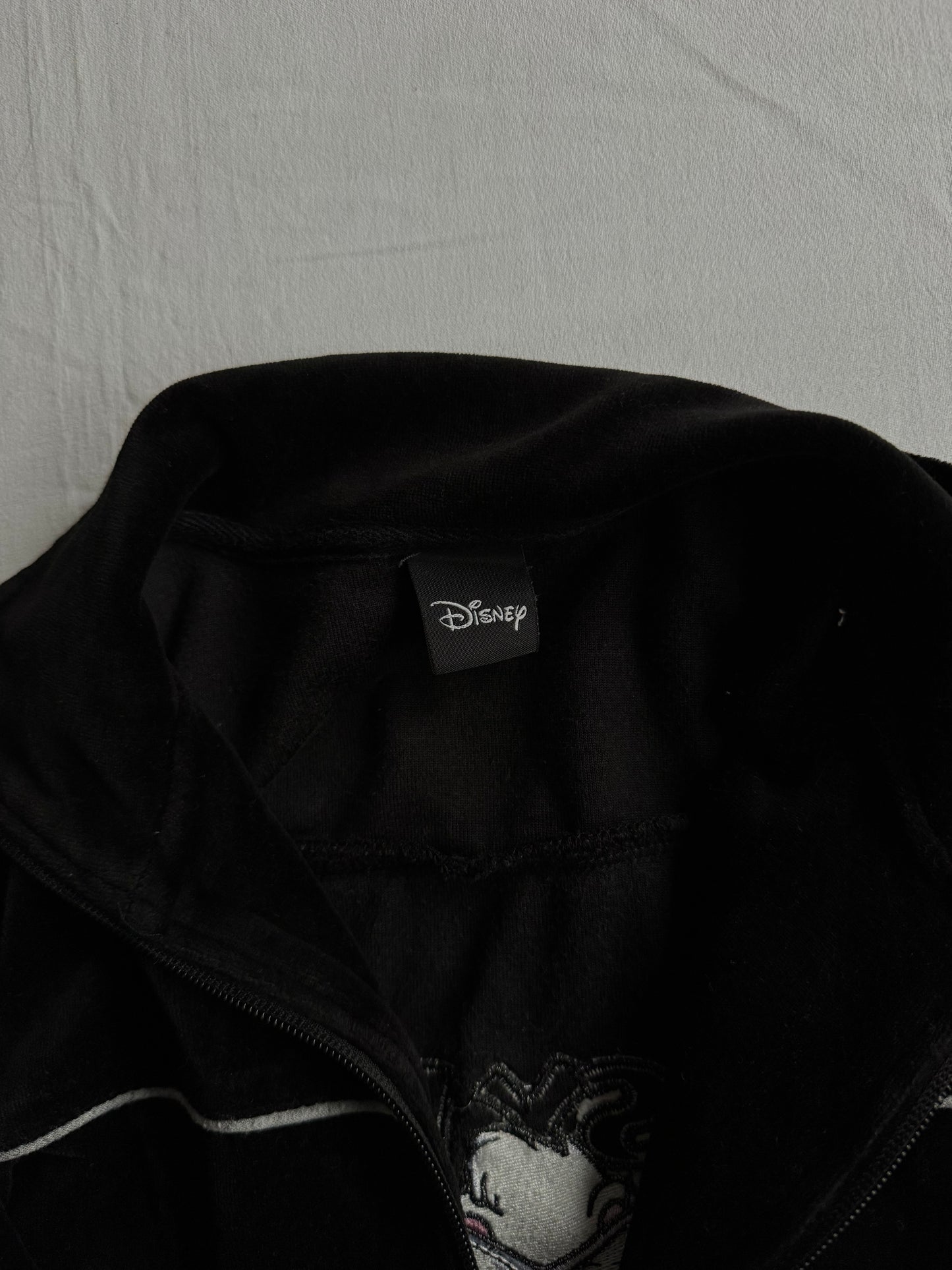 🩰 Hanorac velvet Y2K cu broderie Daisy Duck pe spate – mărime S Femei