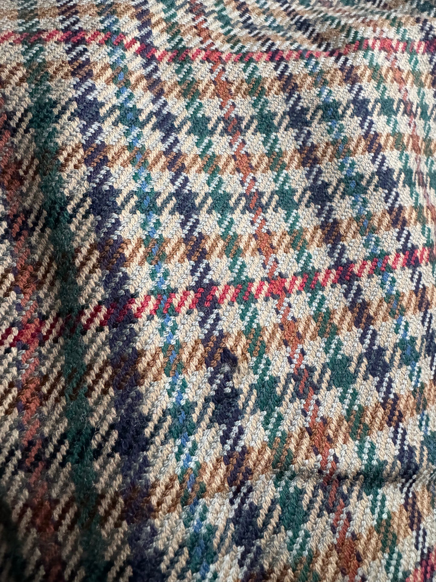 🧥 Sacou Vintage Burberry din Tweed – Femei M/L