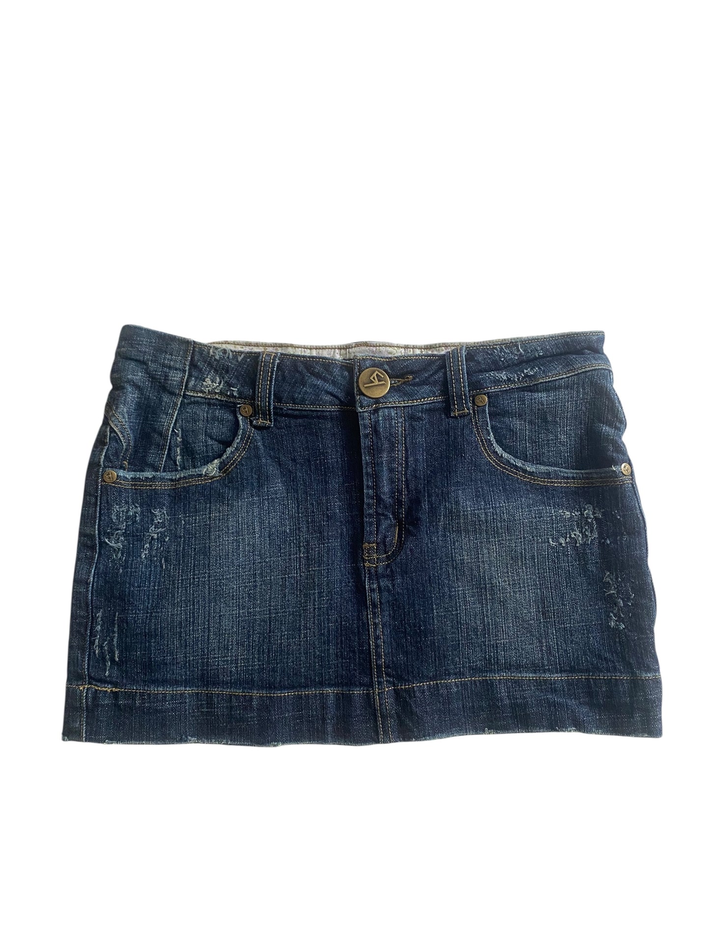 Fustă Mini din Denim Y2K Energie – Mărime US 29 👖✨