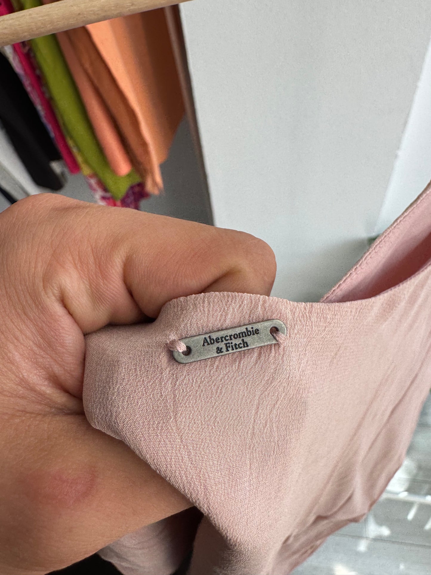 👚 Top Y2K Abercrombie & Fitch din Mătase – L Damă