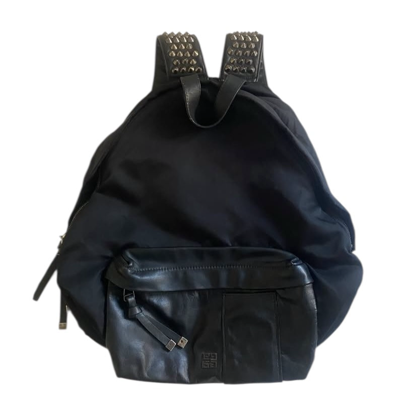 SS 2004 Givenchy by Riccardo Tisci Nylon and Lamb Leather Backpack