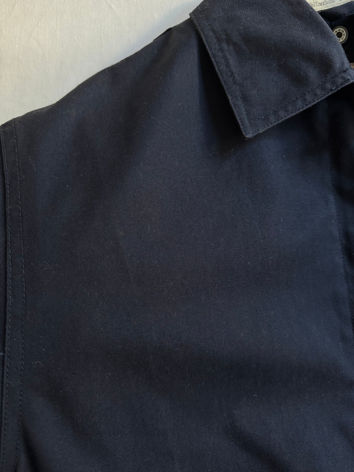 👨🚒 Jachetă Sergio Tacchini bleumarin închis cu închidere tip fireman clasp – mărimea M