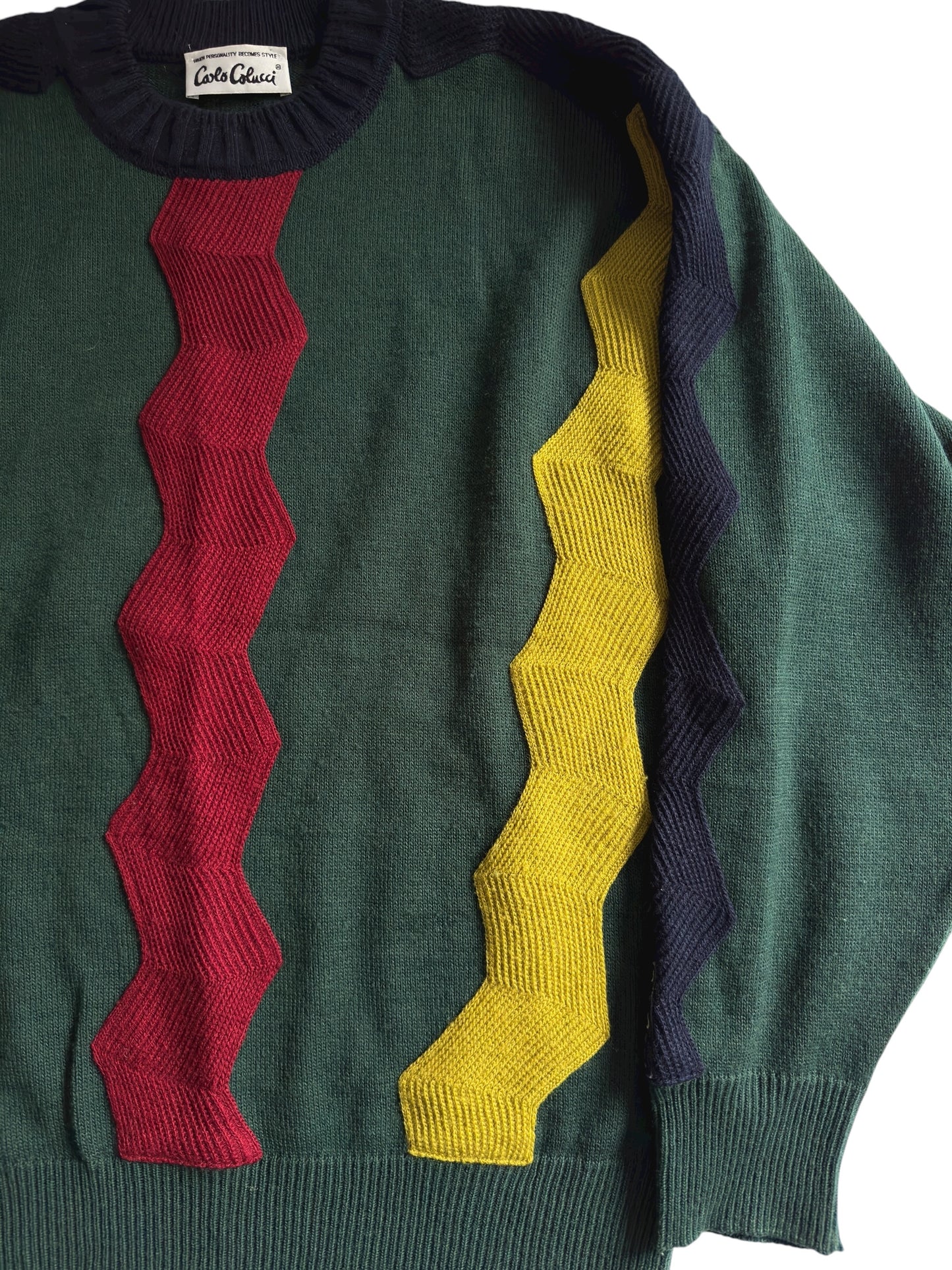 🧶 Pulover Vintage Carlo Colucci – 60% Lână Virgină / 40% Acrilic – Made in Germany – Men’s L