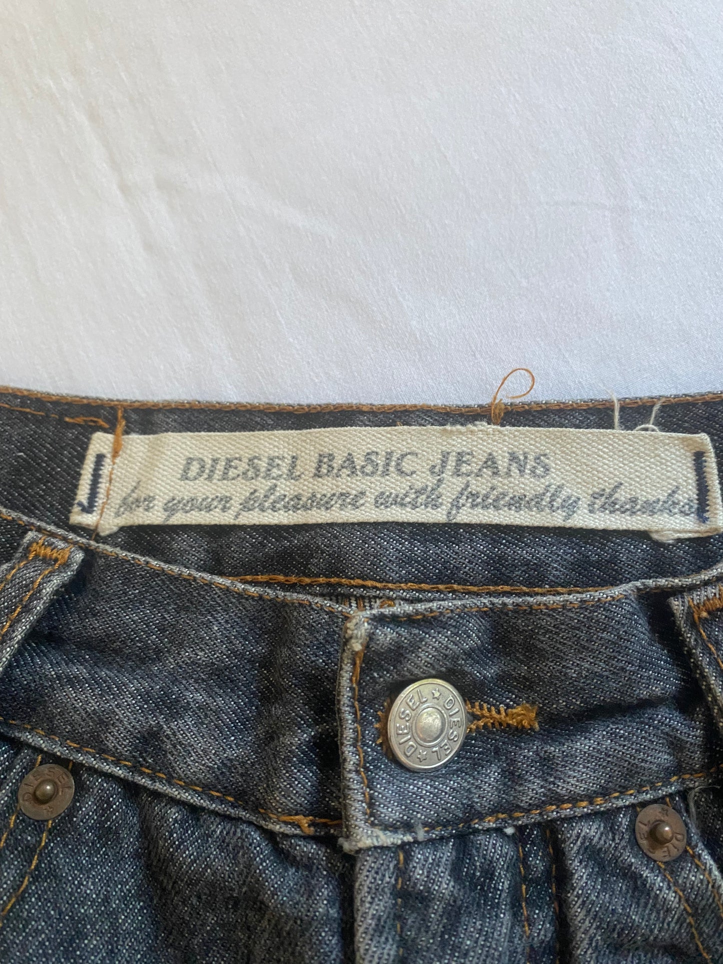 90's Vintage Diesel Dark Grey Balloon Jeans
