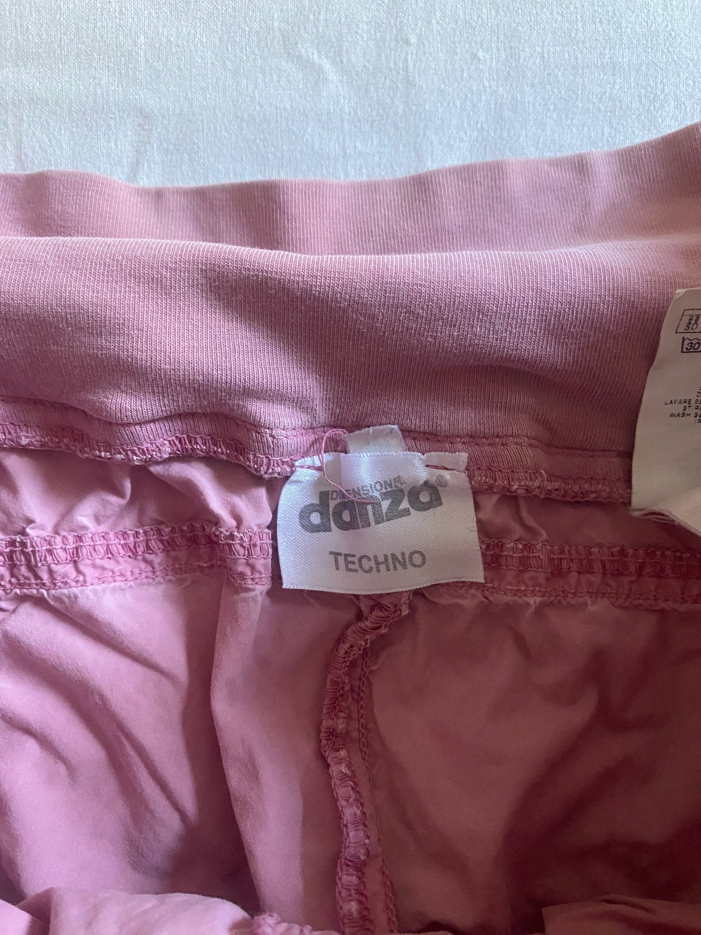 Pantaloni Y2K Dimensione Danza Rave – Roz – 100% Bumbac – Mărime 38 (Reglabilă)