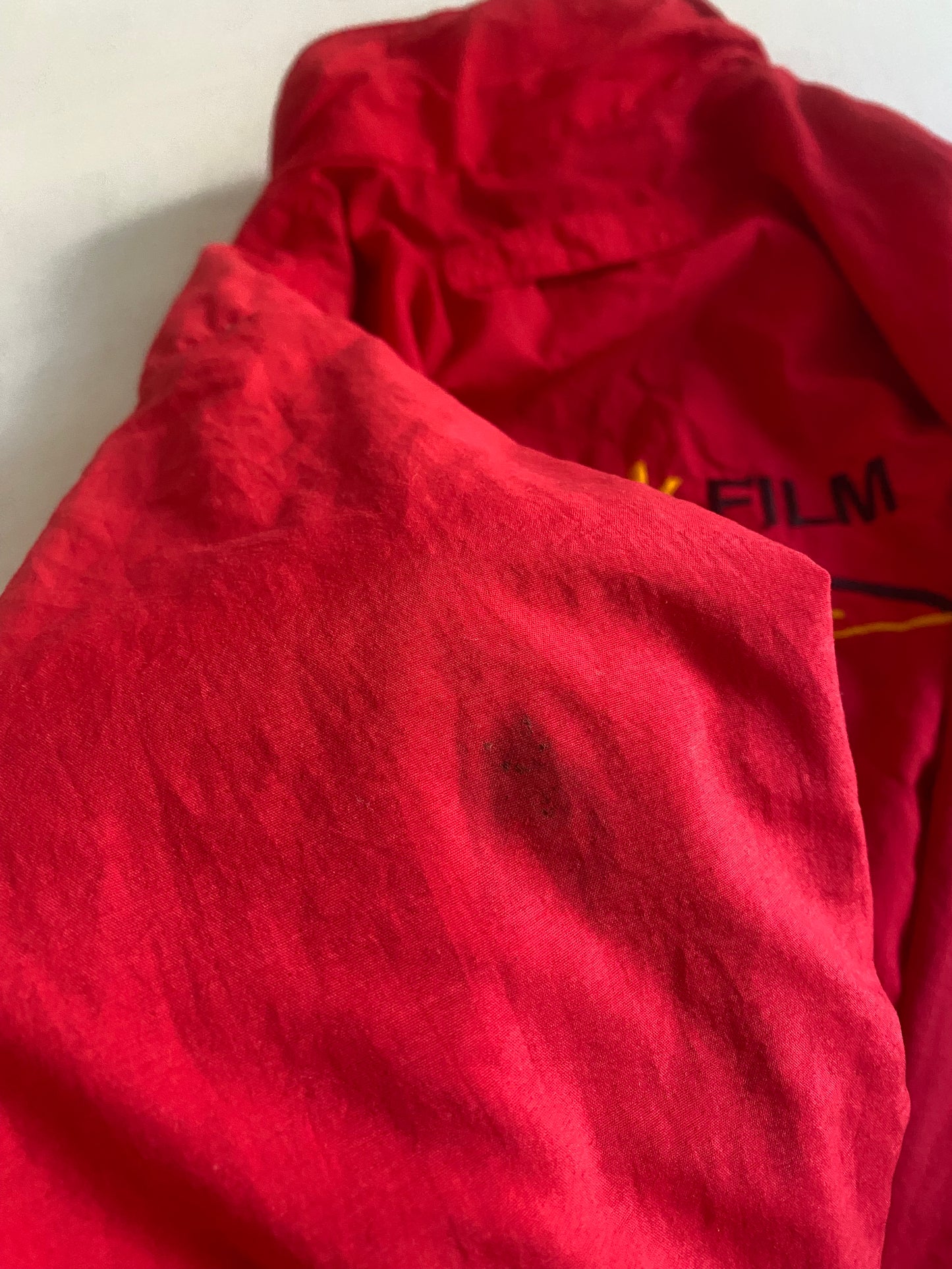 Geacă Windbreaker Vintage Kodak Racing Team – Roșu – Made in USA – Mărime XL