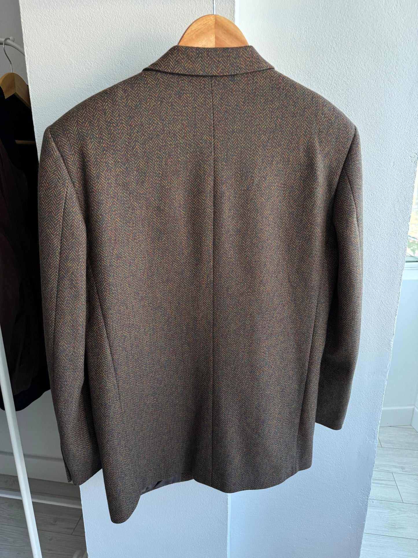 🧶 Blazer Vintage Missoni din Virgin Wool cu Zig - Zag Pattern – M (48) – Made in Italy - anbracaminte
