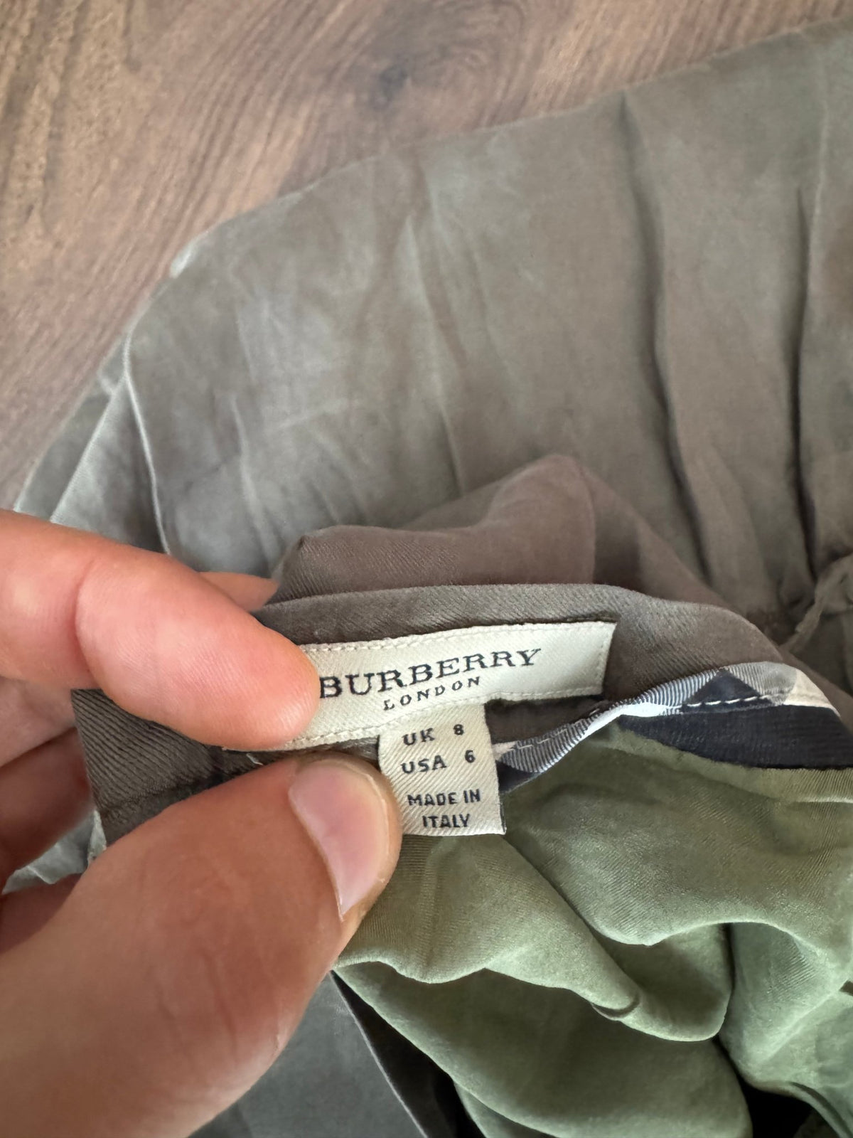☀️ Burberry Fustă Mătase Y2K – US 6 / S Femei | Made in Italy - anbracaminte
