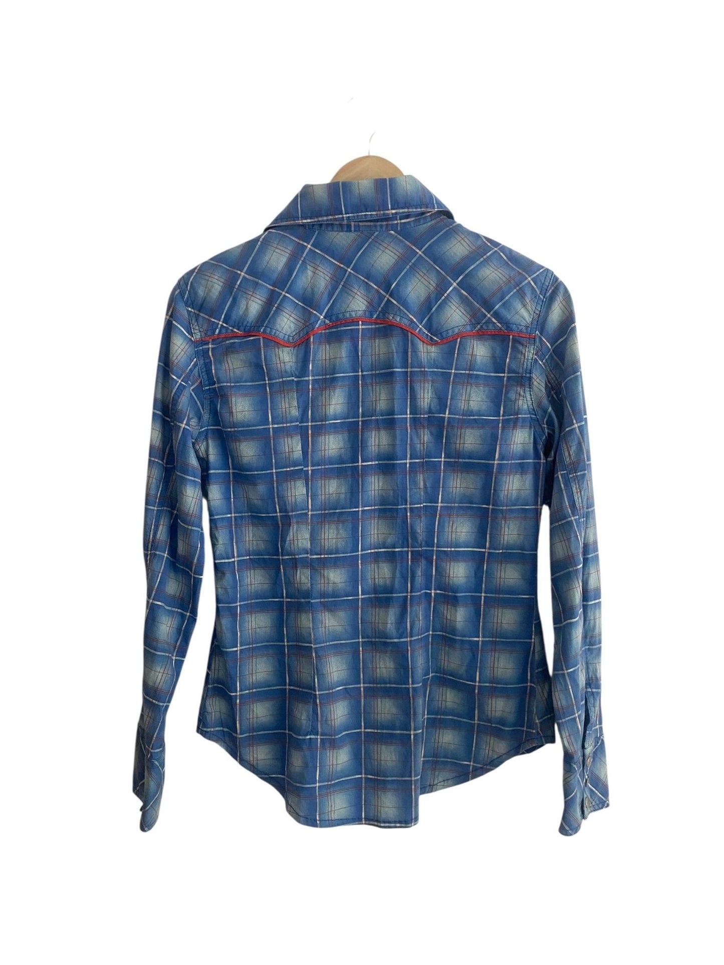 👚 Cămașă Diesel Printed Albastru – Mărime M (Femei) - anbracaminte