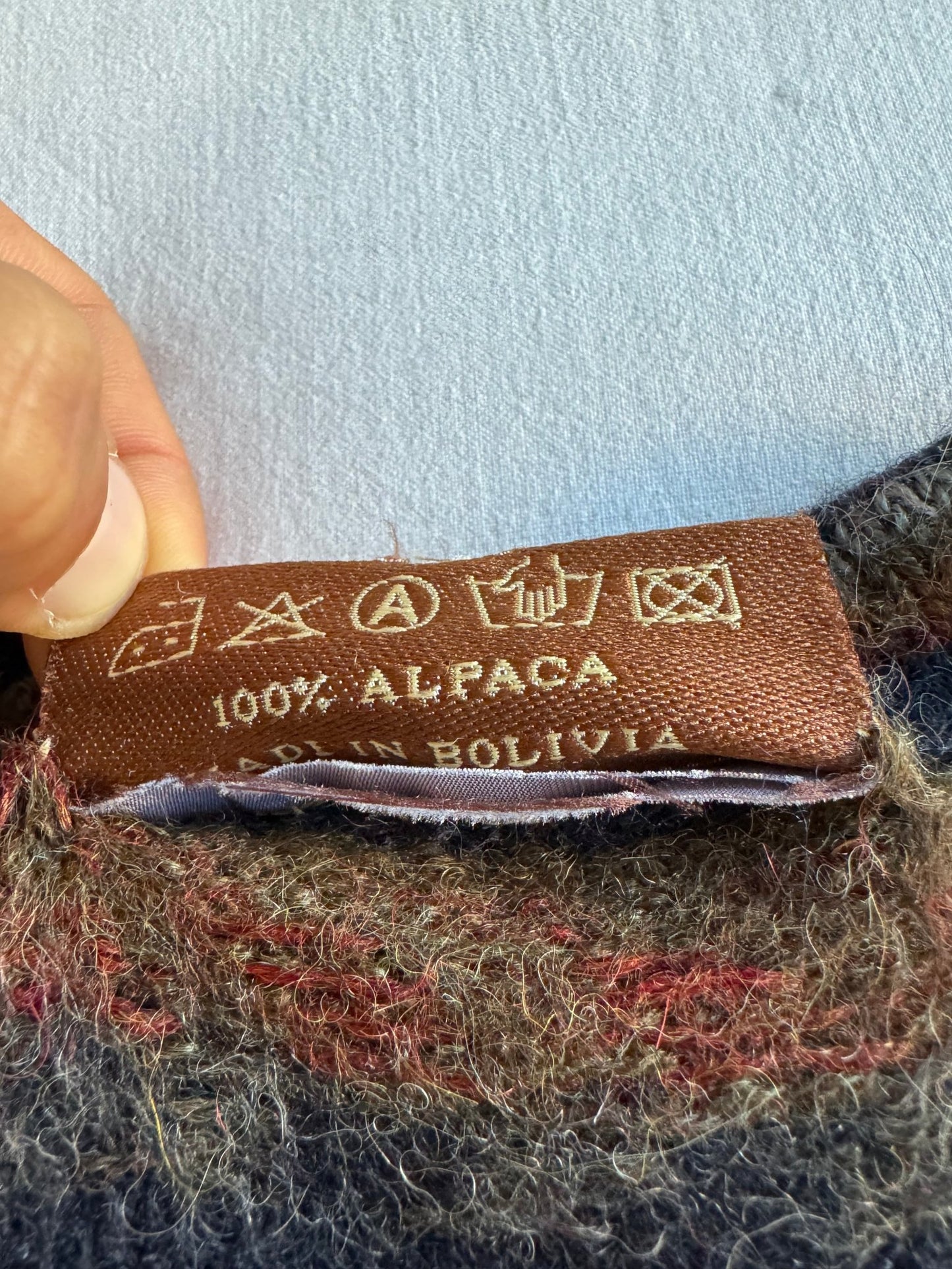 🦙 Cardigan Vintage cu Model Etnic (Mărime aproximativă M barbati) - anbracaminte