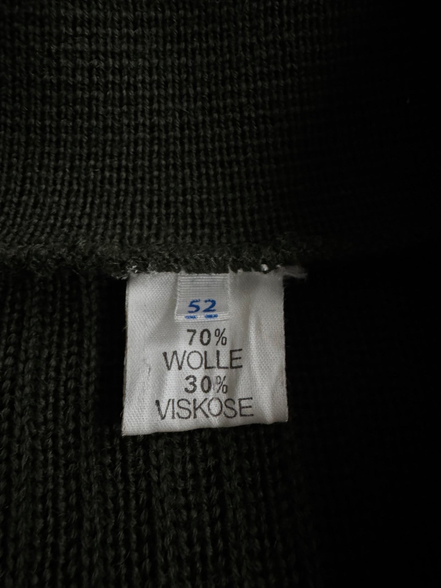 🧶 Cardigan vintage verde închis din lână | mărimea L bărbați (52) - anbracaminte