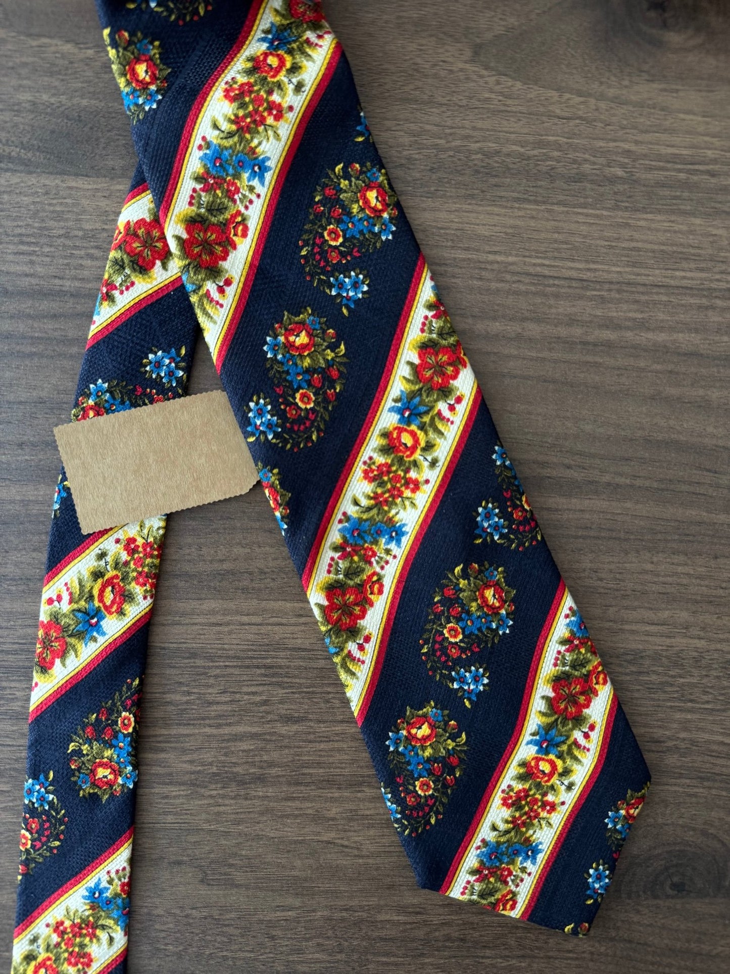 👔 Cravată Vintage Kenzo din Mătase cu Print Floral – Made in Italy - anbracaminte